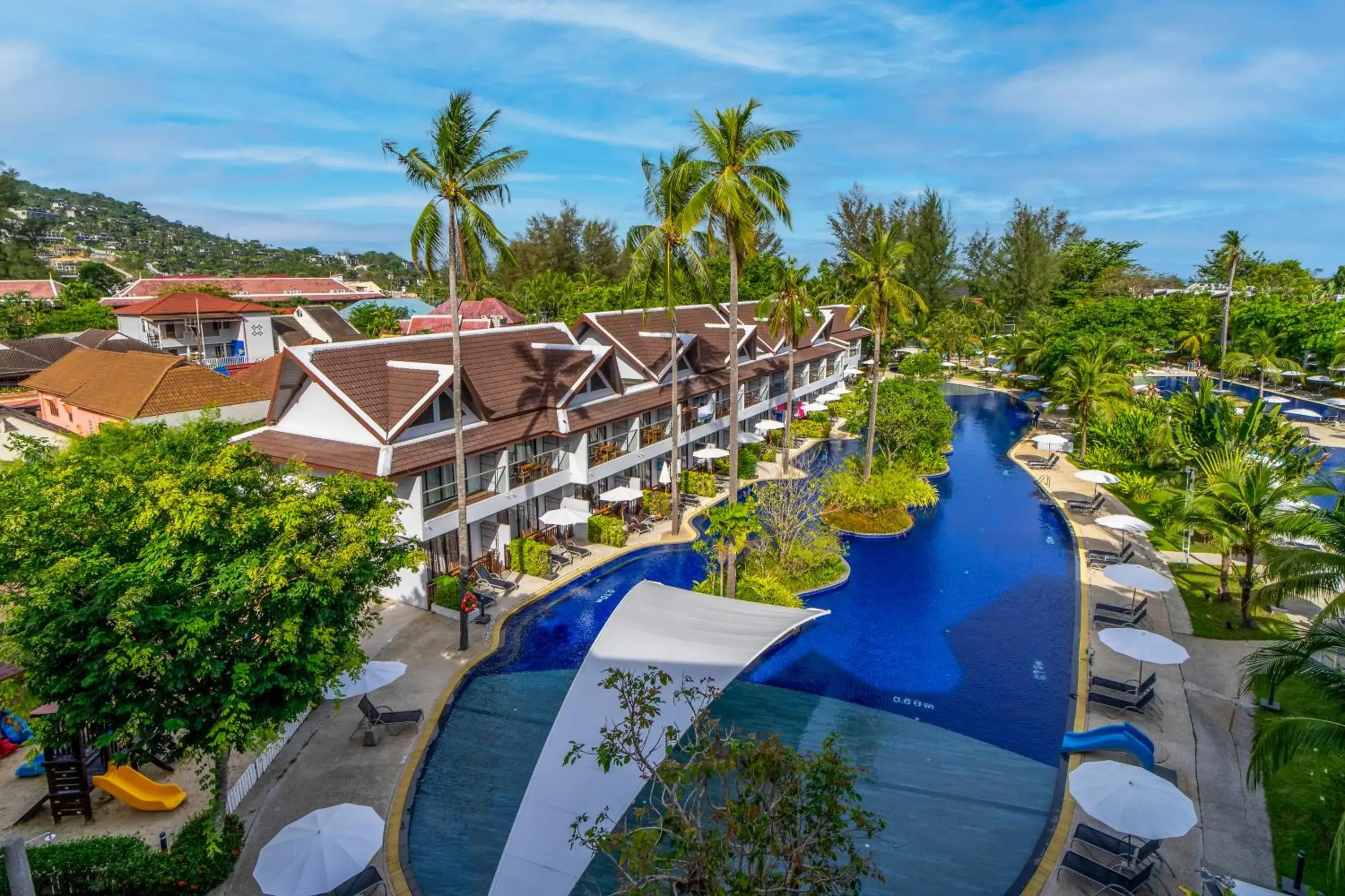 Pool view in Sunwing Kamala Beach Pool view in Sunwing Kamala Beach