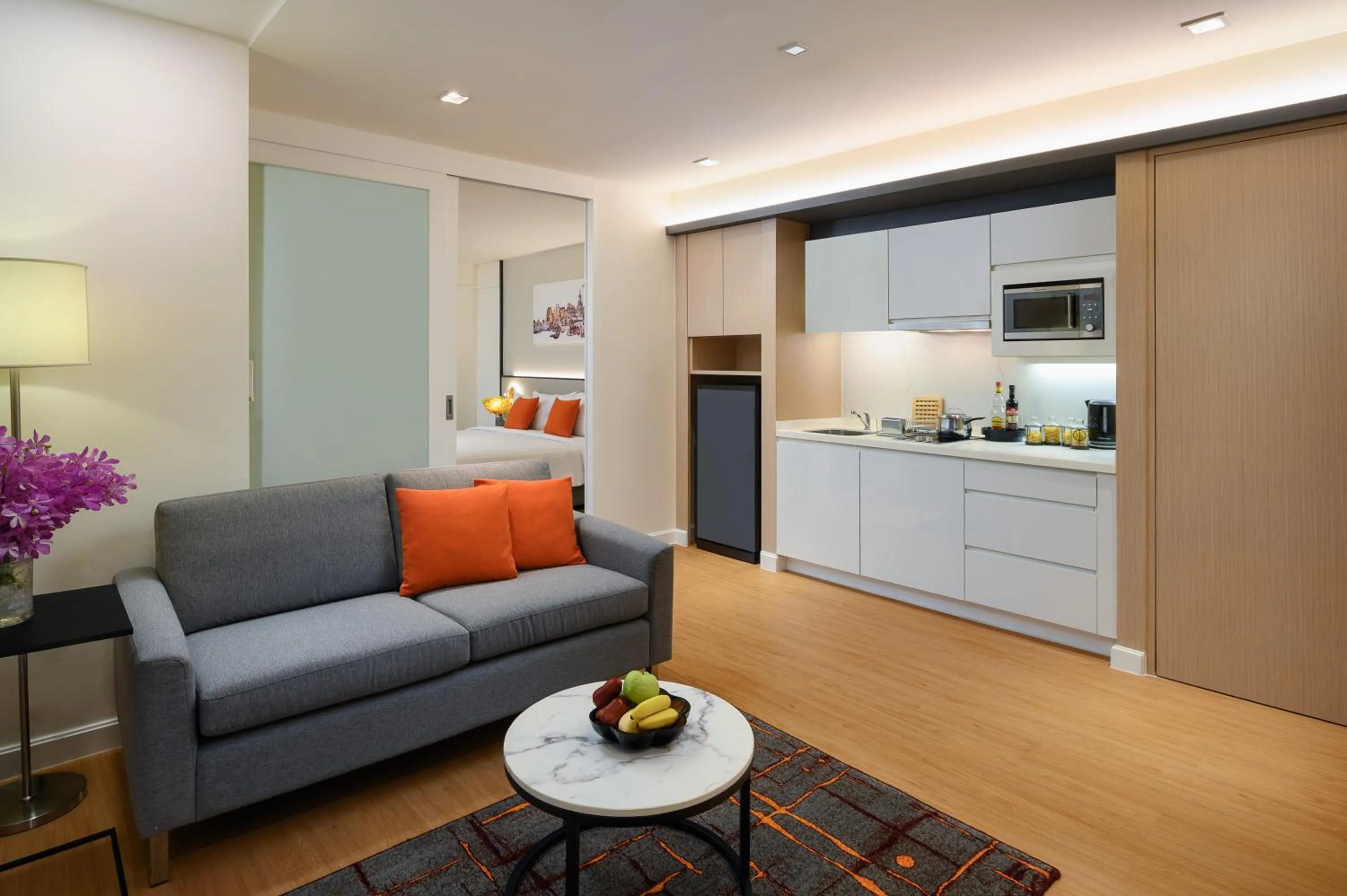 Kitchen or kitchenette in PARKROYAL Suites Bangkok