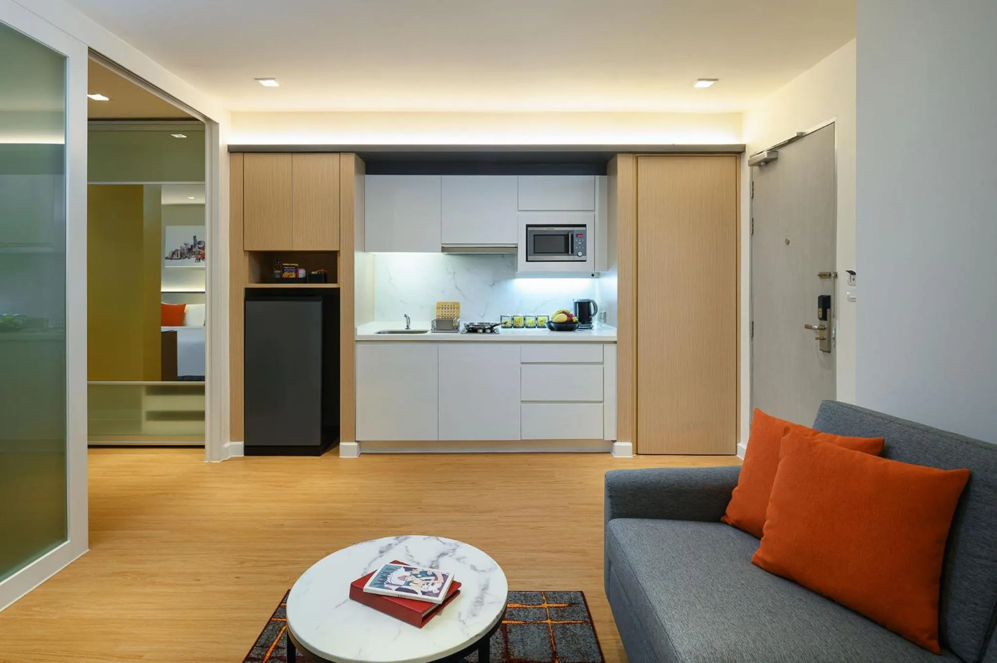 Kitchen or kitchenette in PARKROYAL Suites Bangkok