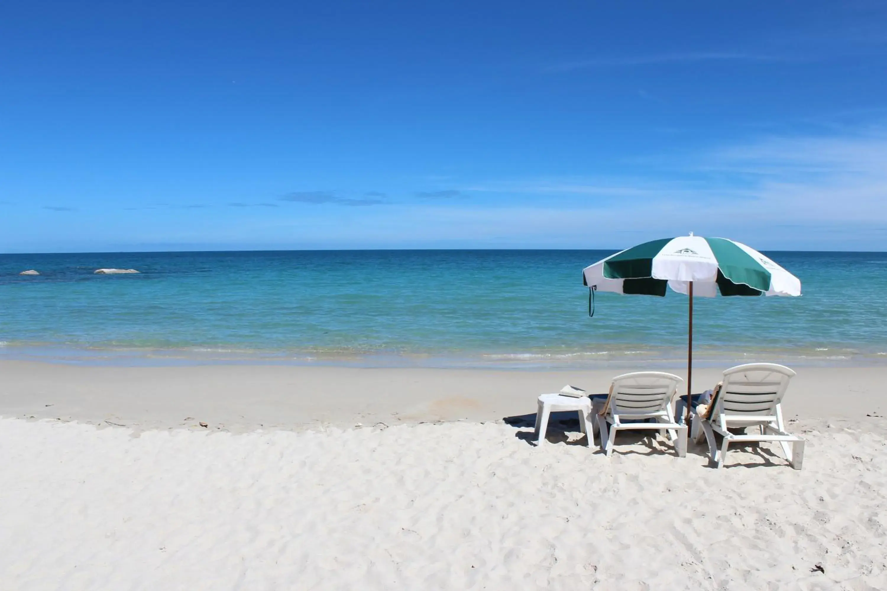 Sea view in First Bungalow Beach Resort Sea view in First Bungalow Beach Resort