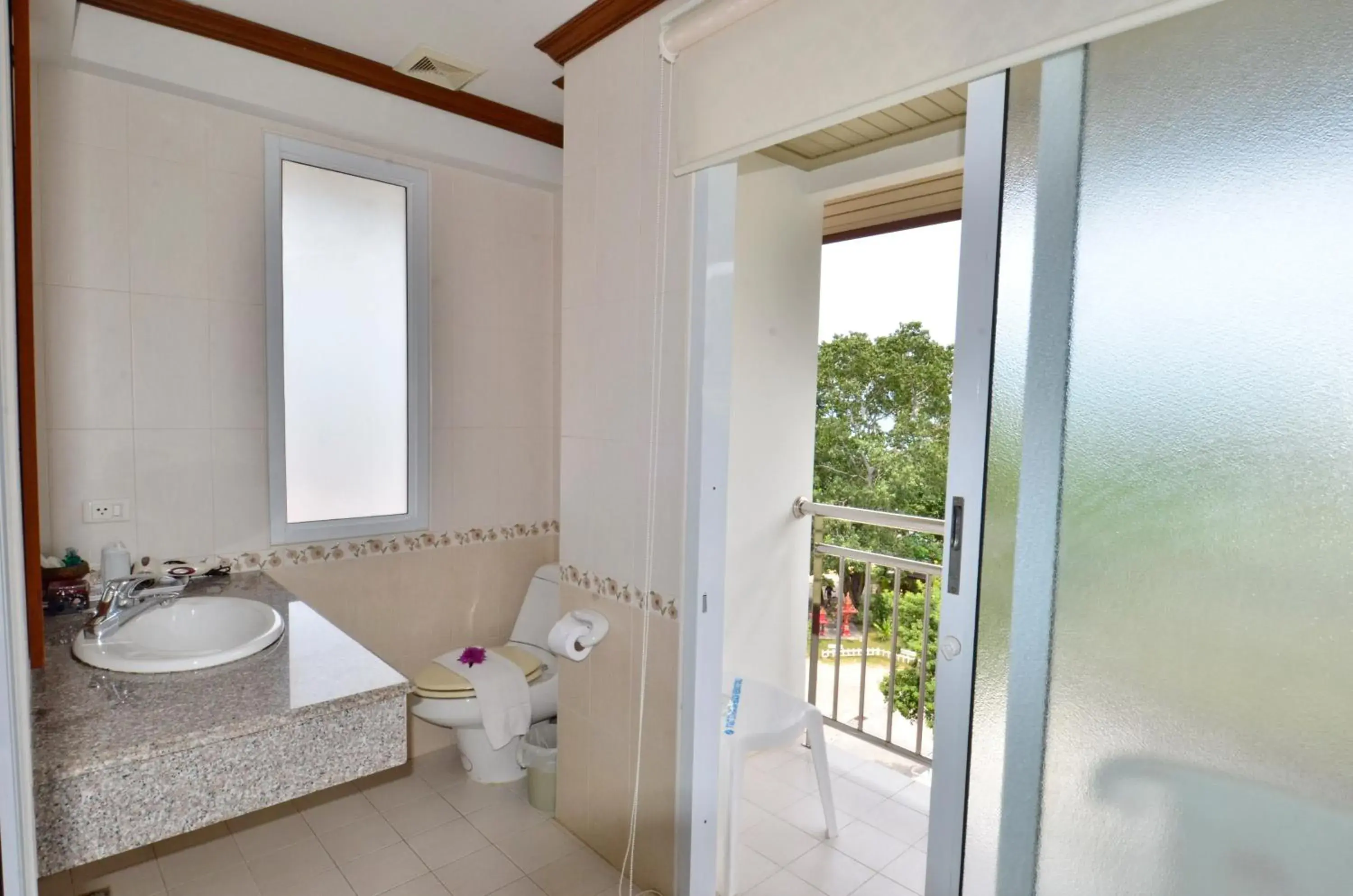 Bathroom in First Bungalow Beach Resort Bathroom in First Bungalow Beach Resort