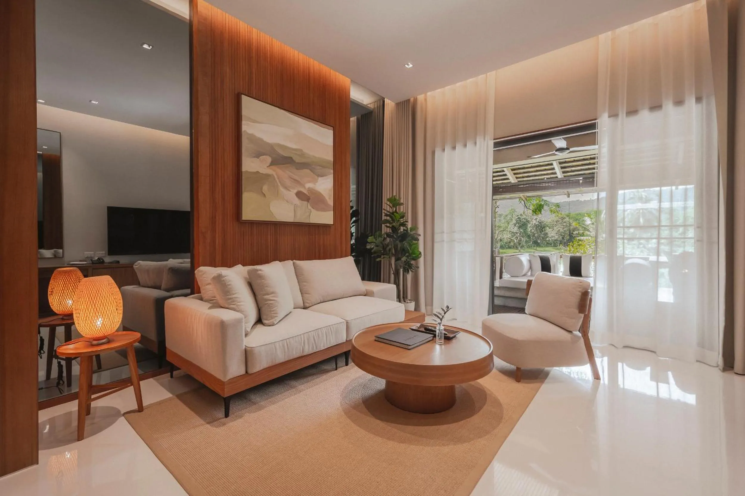 Living room in Kirimaya Golf Resort Spa - SHA Plus Certified