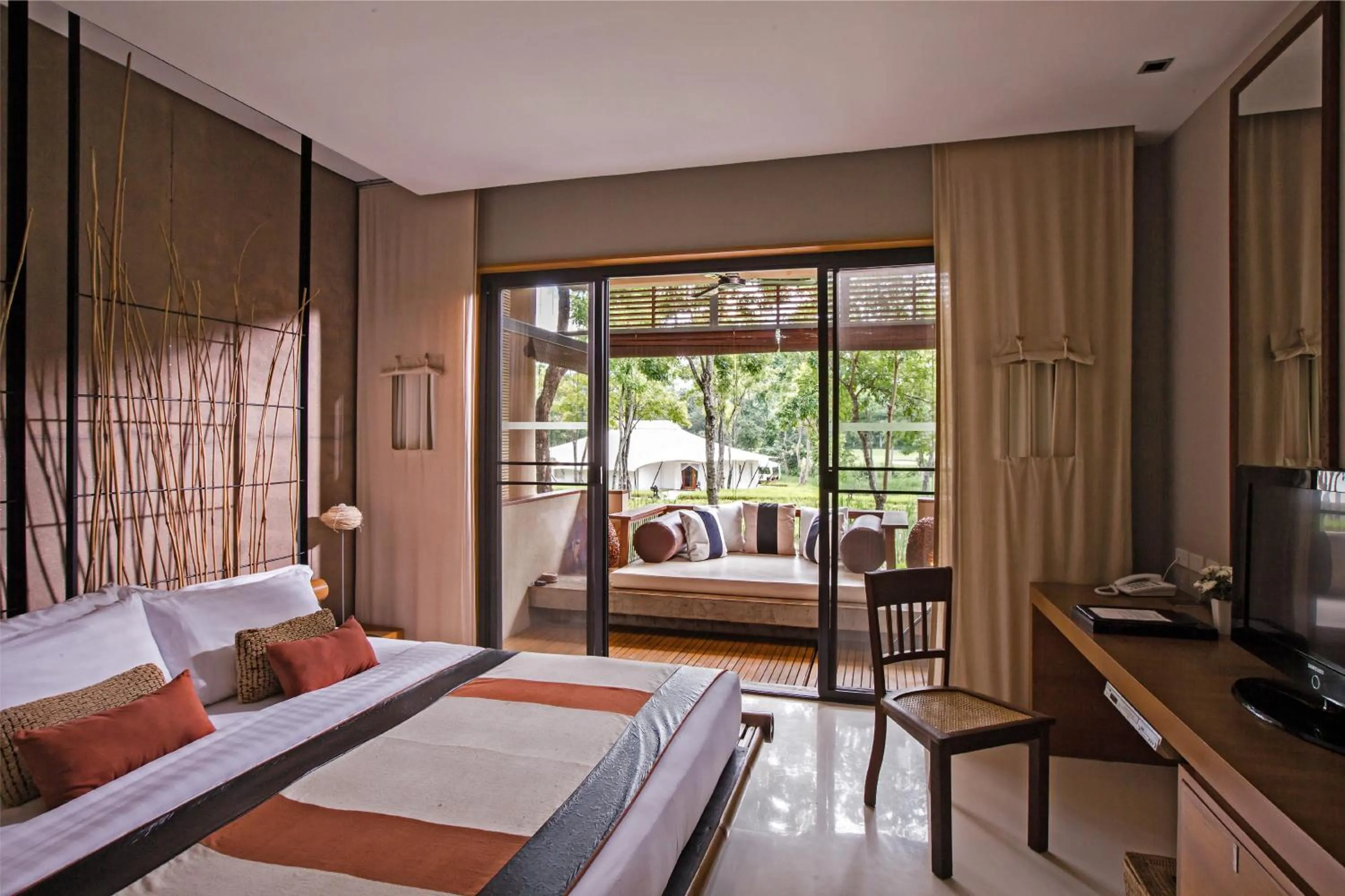 View (from property/room), Bed in Kirimaya Golf Resort Spa - SHA Plus Certified