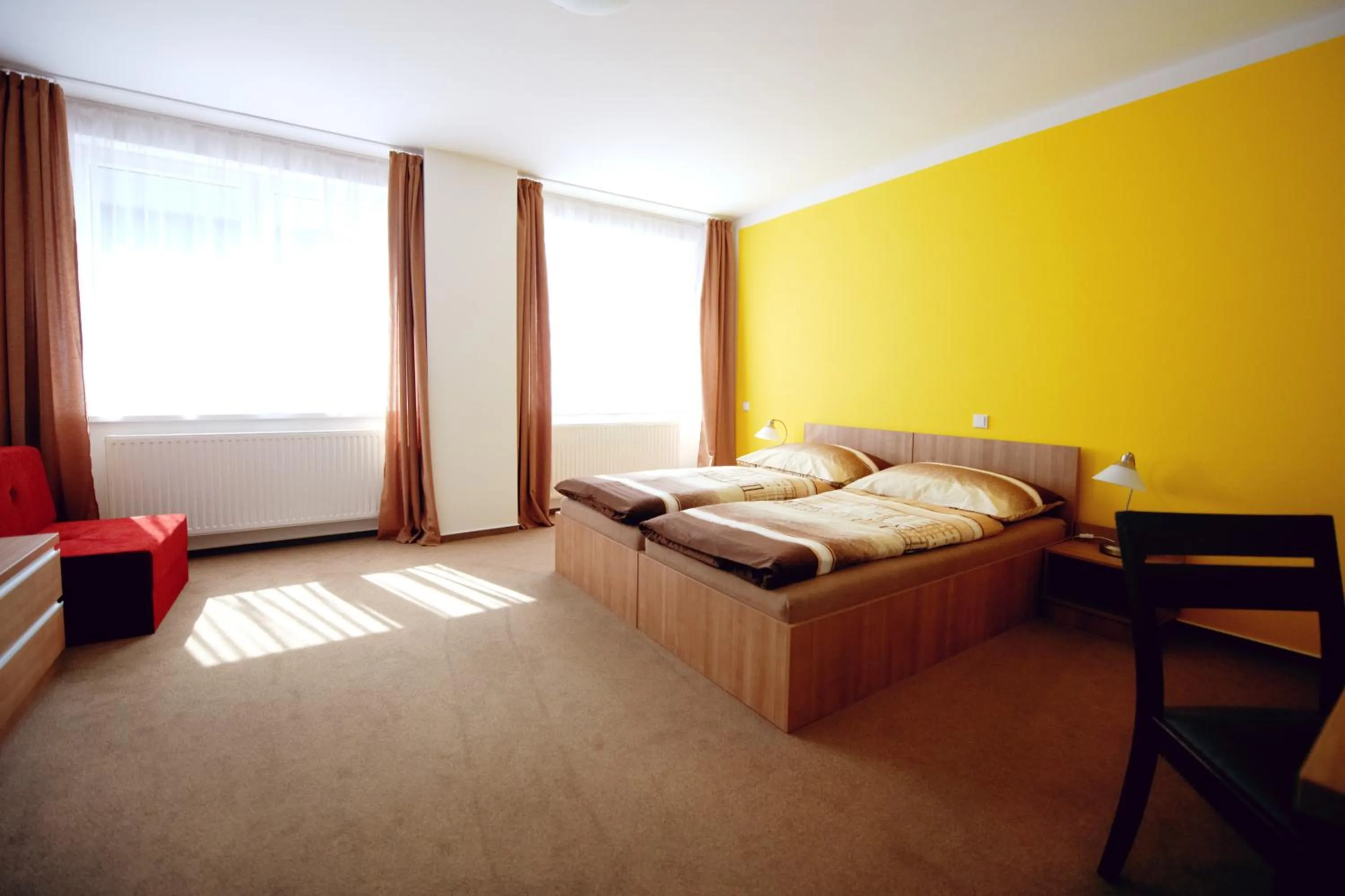 Bed in Hotel Fabrika