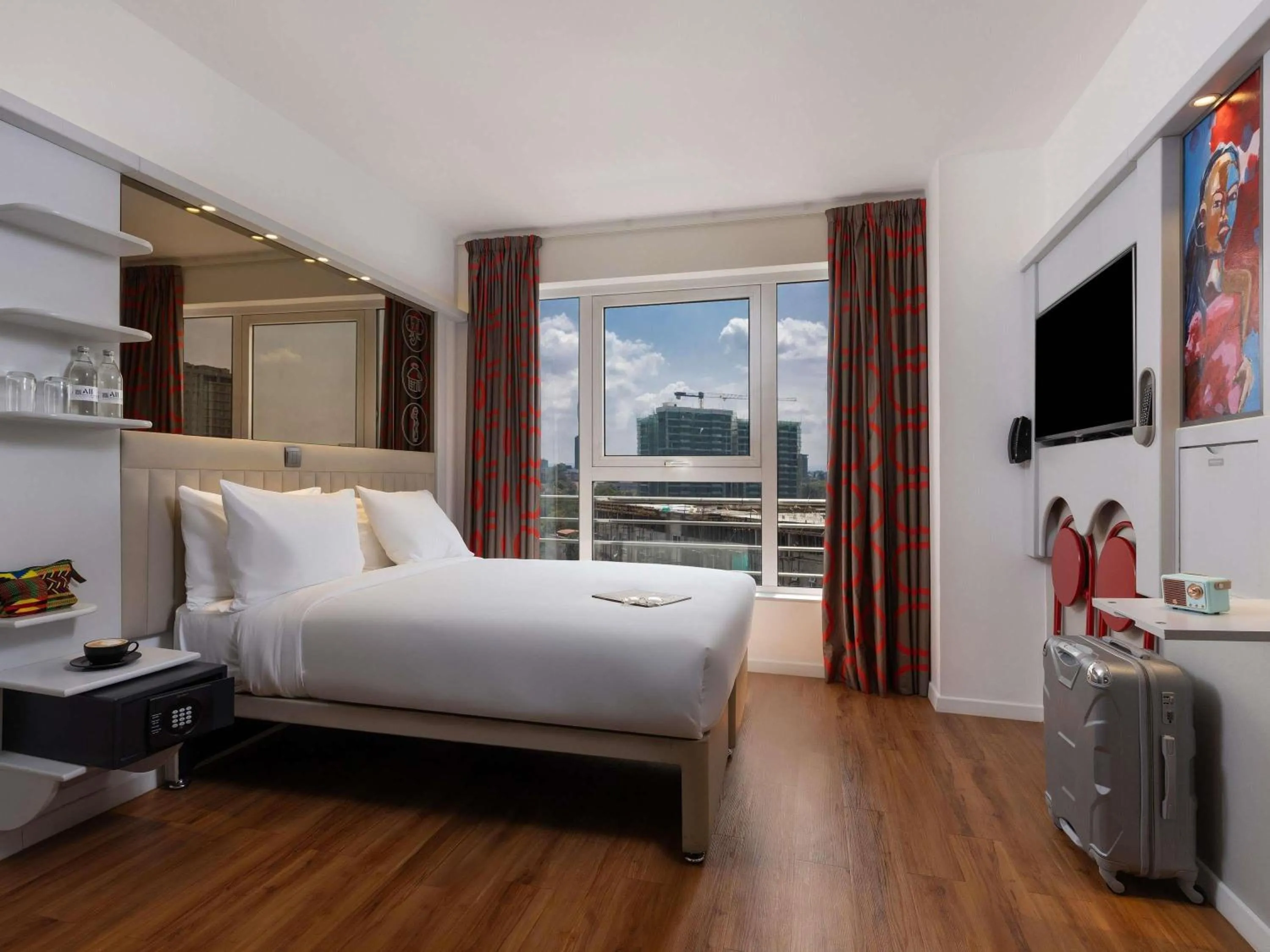 Bedroom, Bed in ibis Styles - Nairobi, Westlands