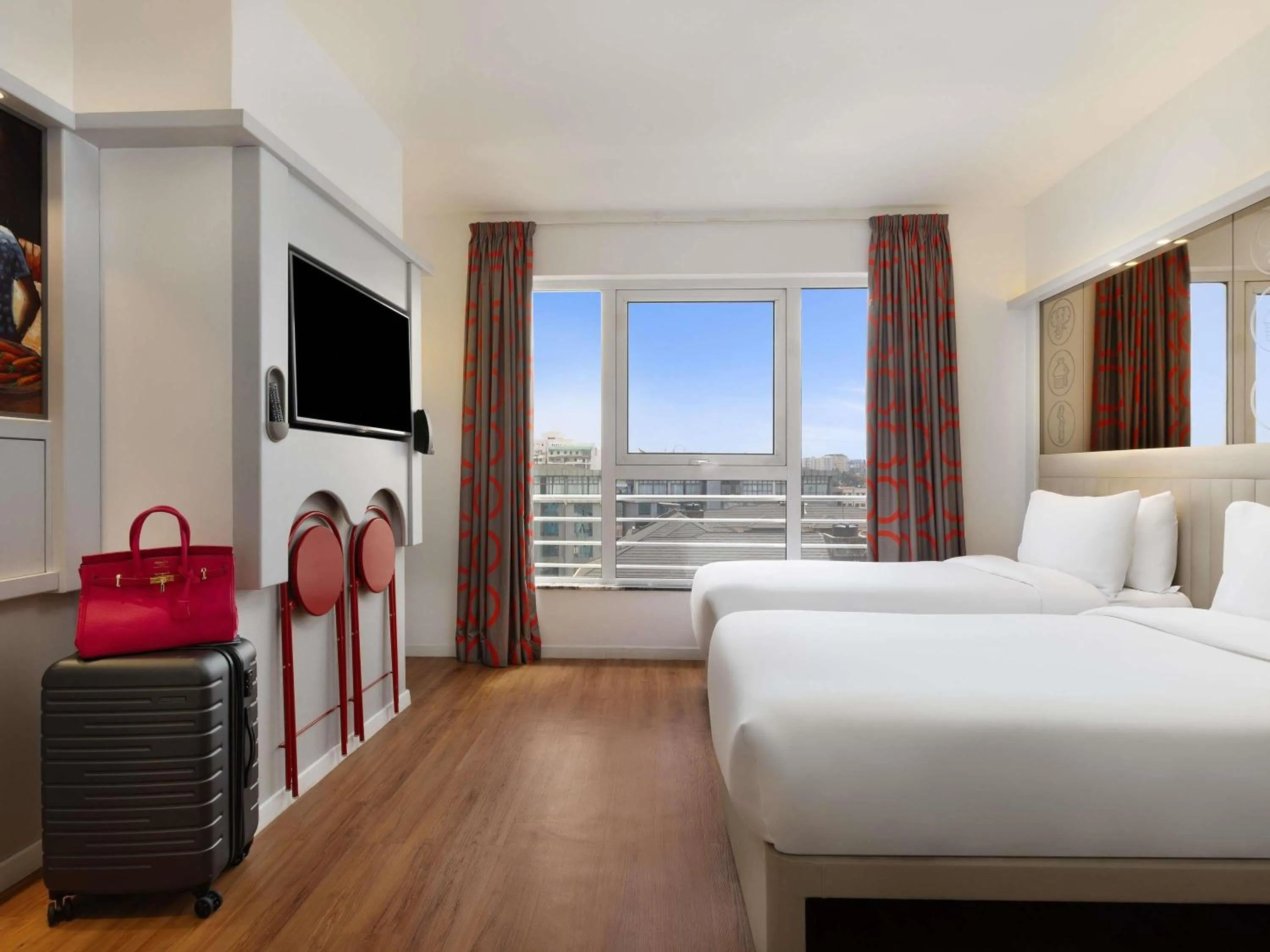 Bedroom, Bed in ibis Styles - Nairobi, Westlands