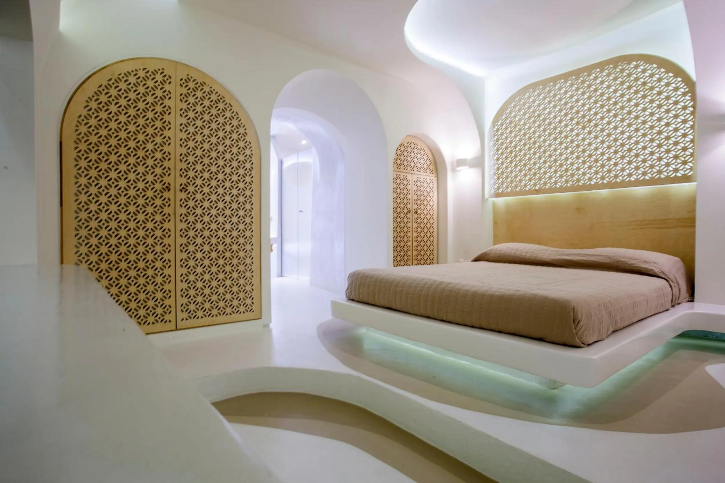 Bedroom, Bed in Andronikos Santorini