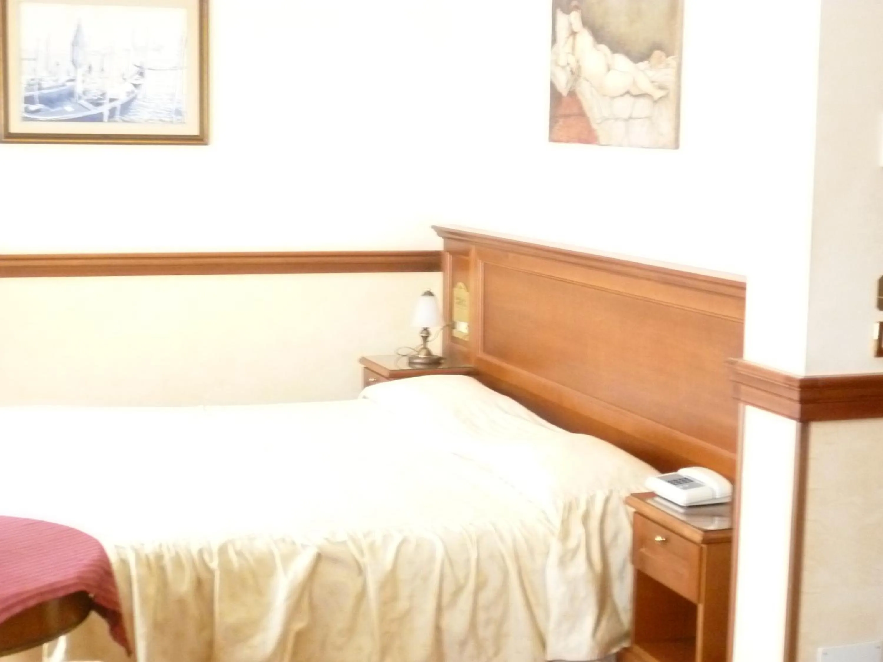 Bed in Hotel Minerva