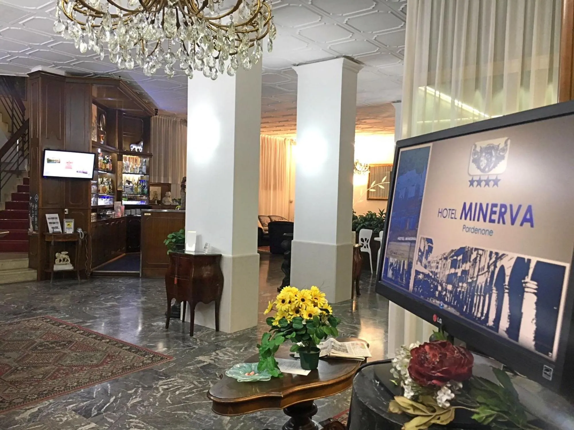 Lobby or reception in Hotel Minerva