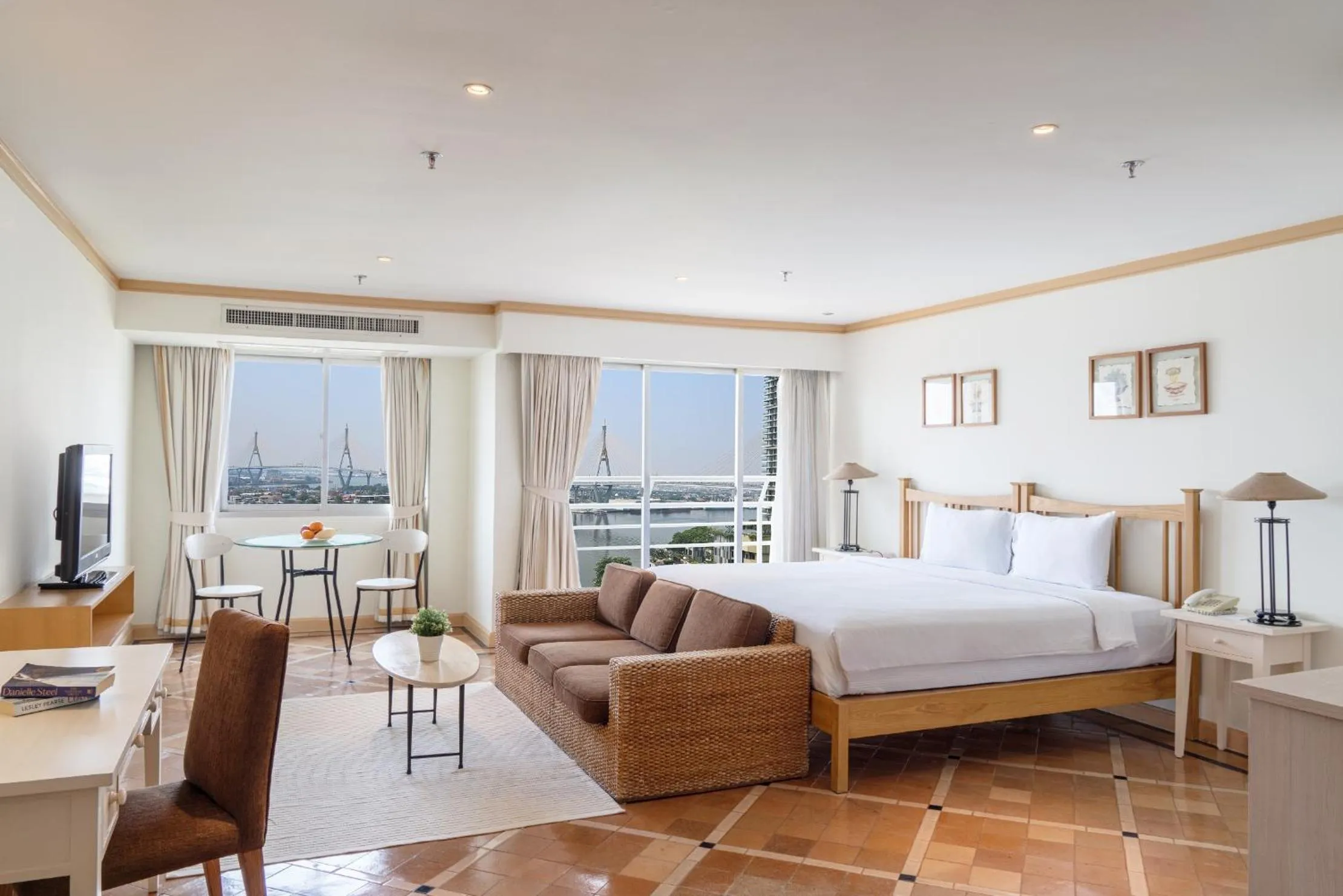 Bed in Riverfront Bangkok