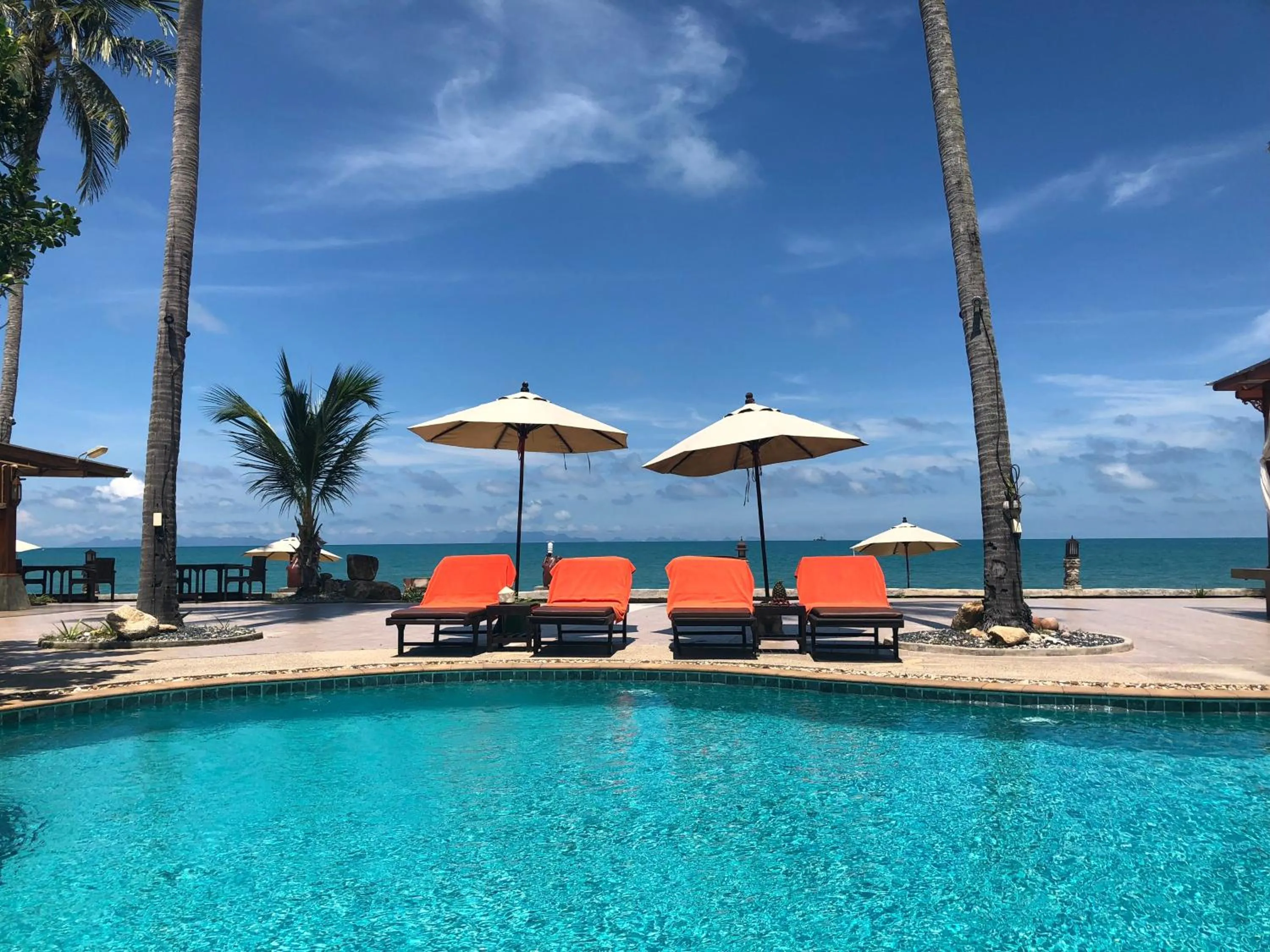 Pool view in Kanok Buri Resort