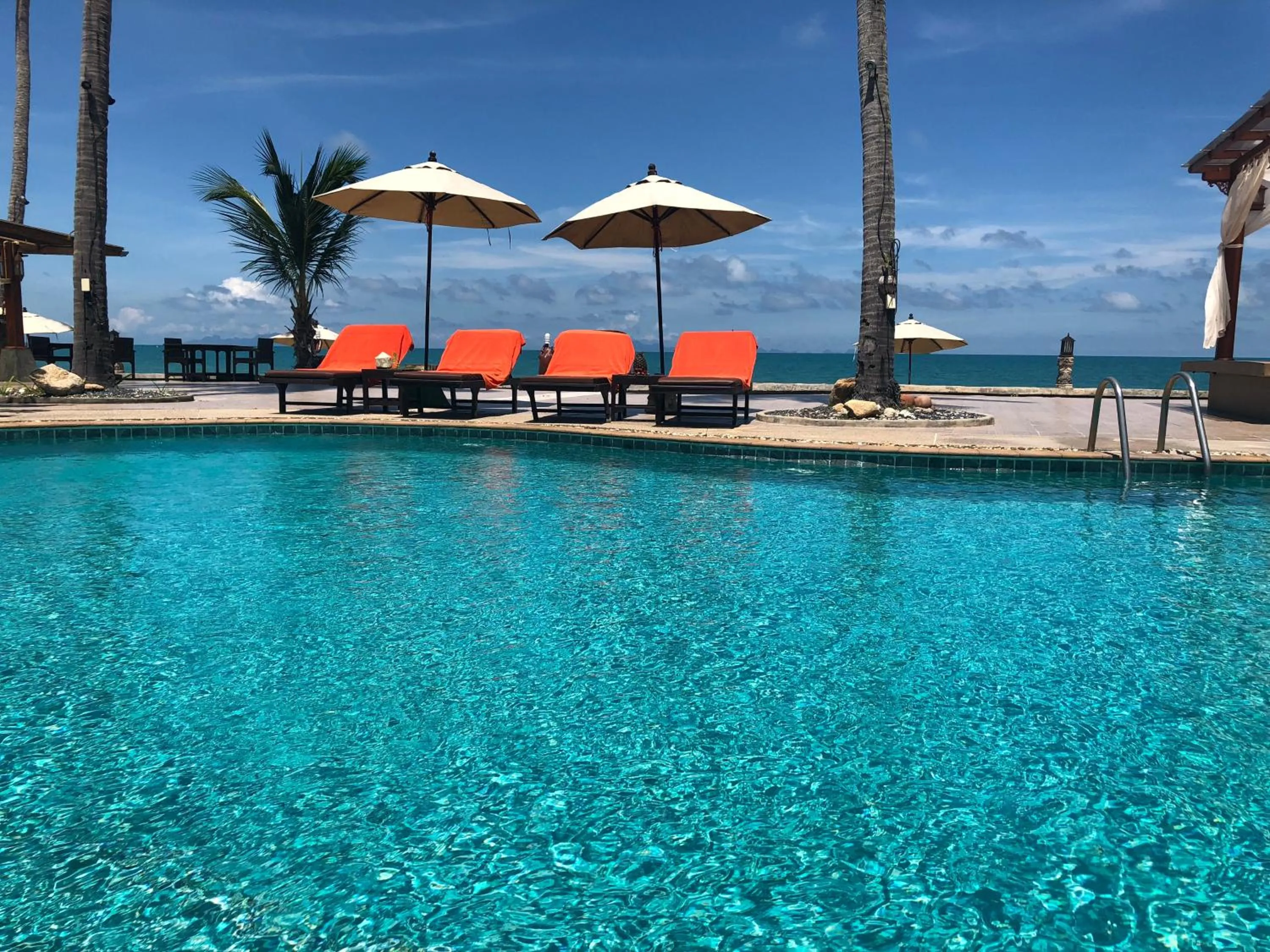Pool view in Kanok Buri Resort