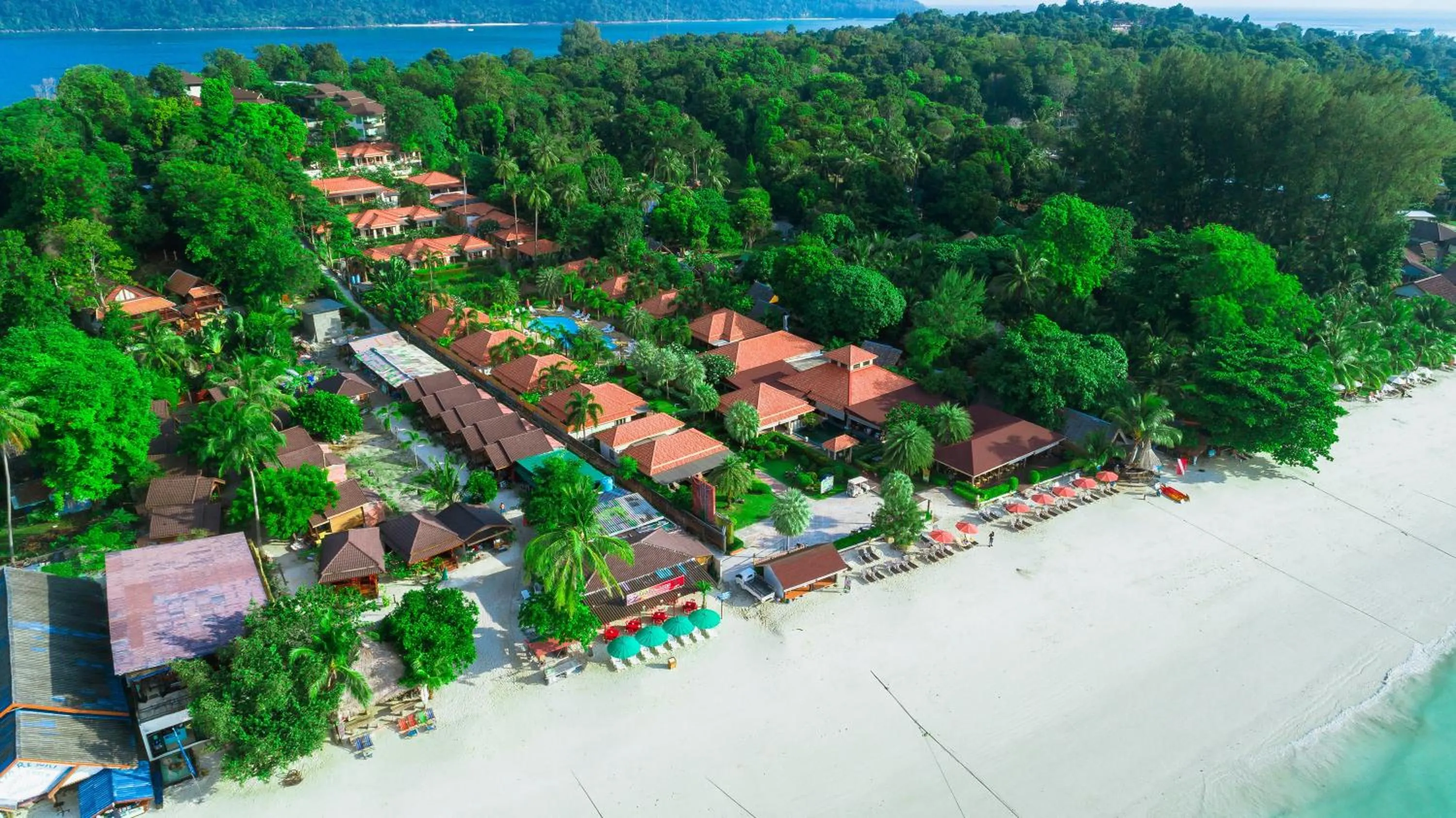Bird's eye view in Sita Beach Resort