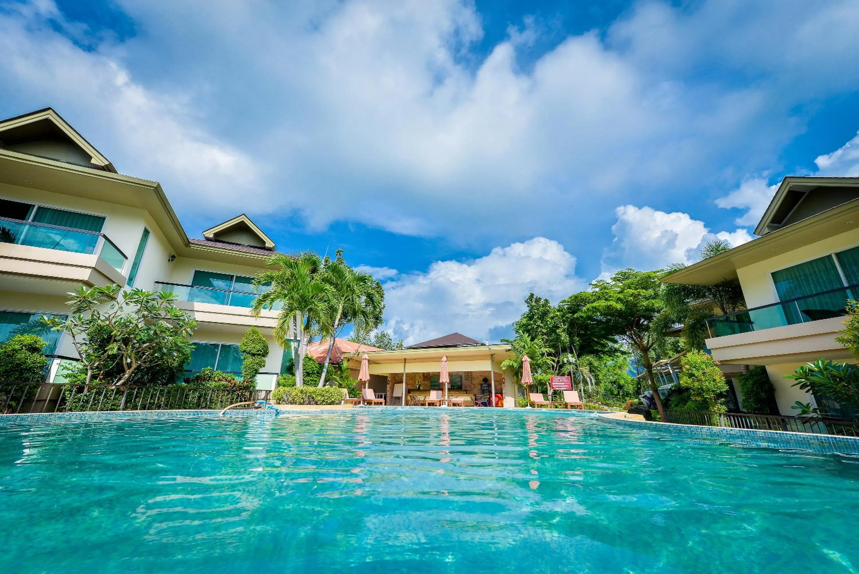 Pool view in Sita Beach Resort