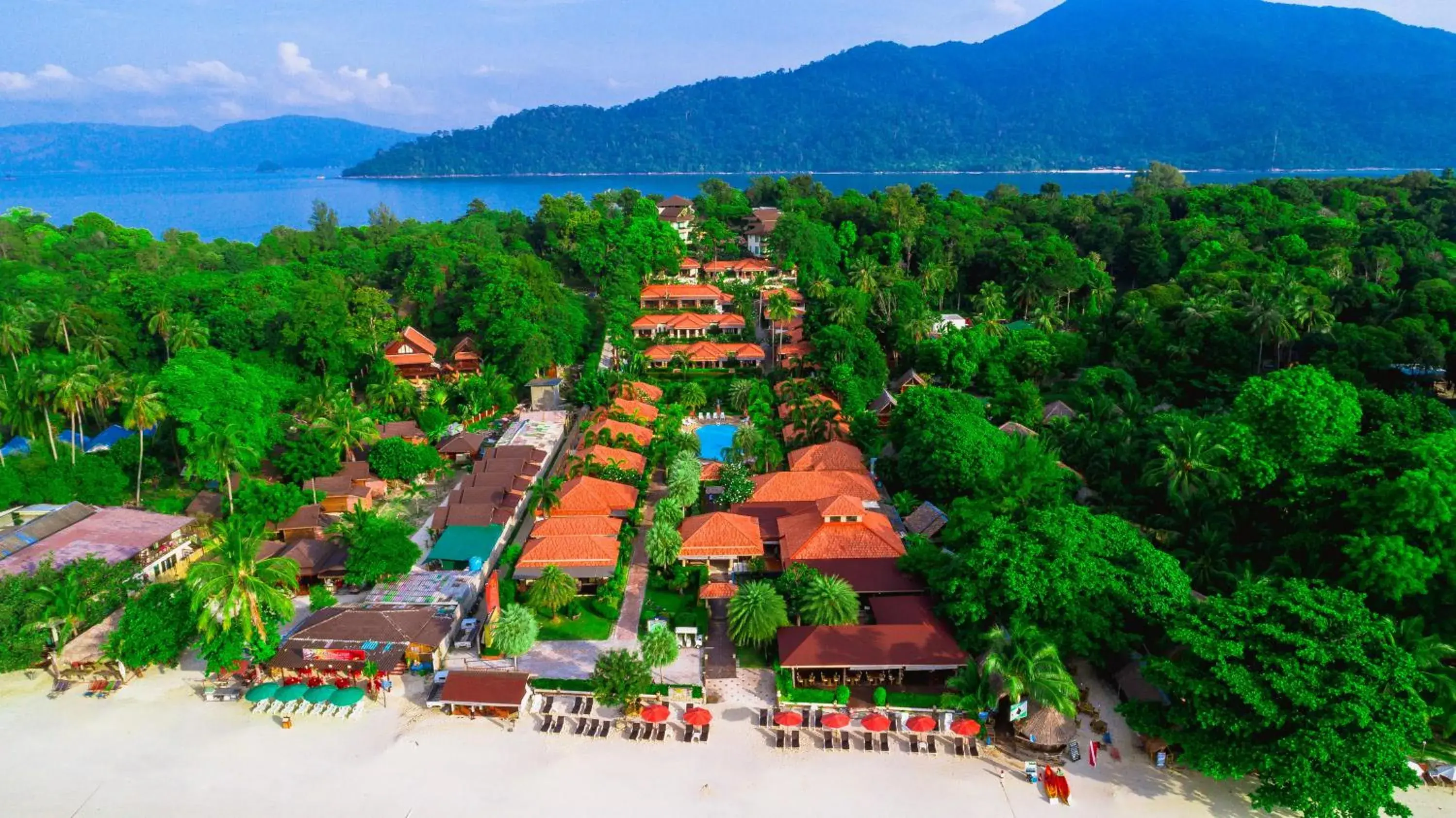Bird's eye view in Sita Beach Resort Bird's eye view in Sita Beach Resort