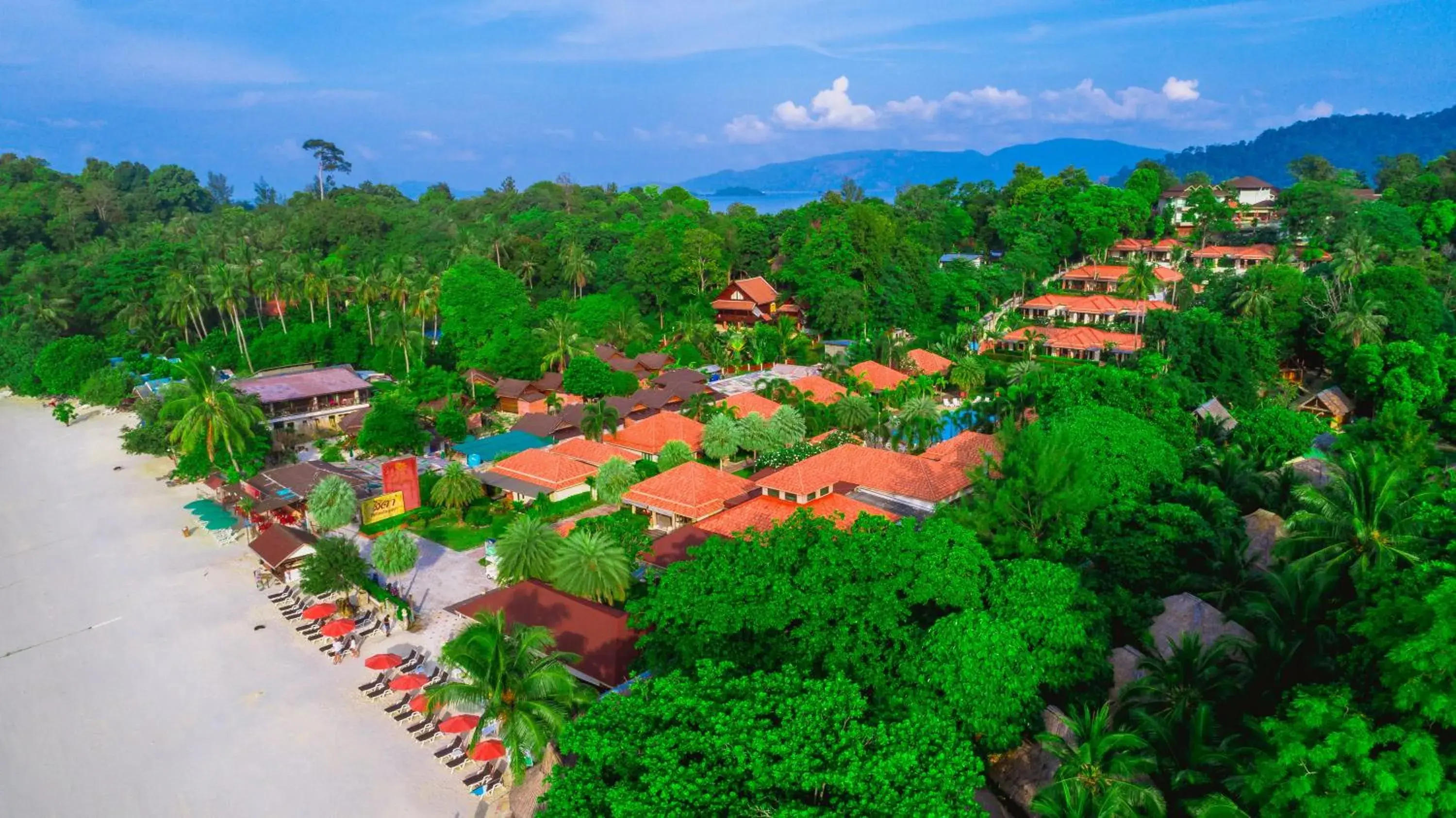 Bird's eye view in Sita Beach Resort Bird's eye view in Sita Beach Resort