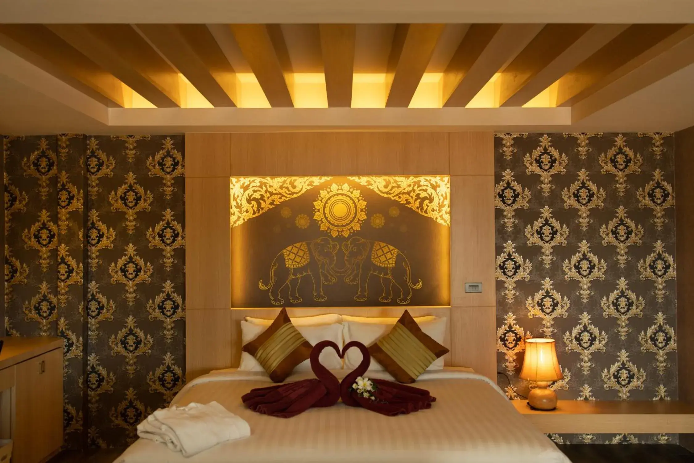 Bed in Sita Beach Resort Bed in Sita Beach Resort