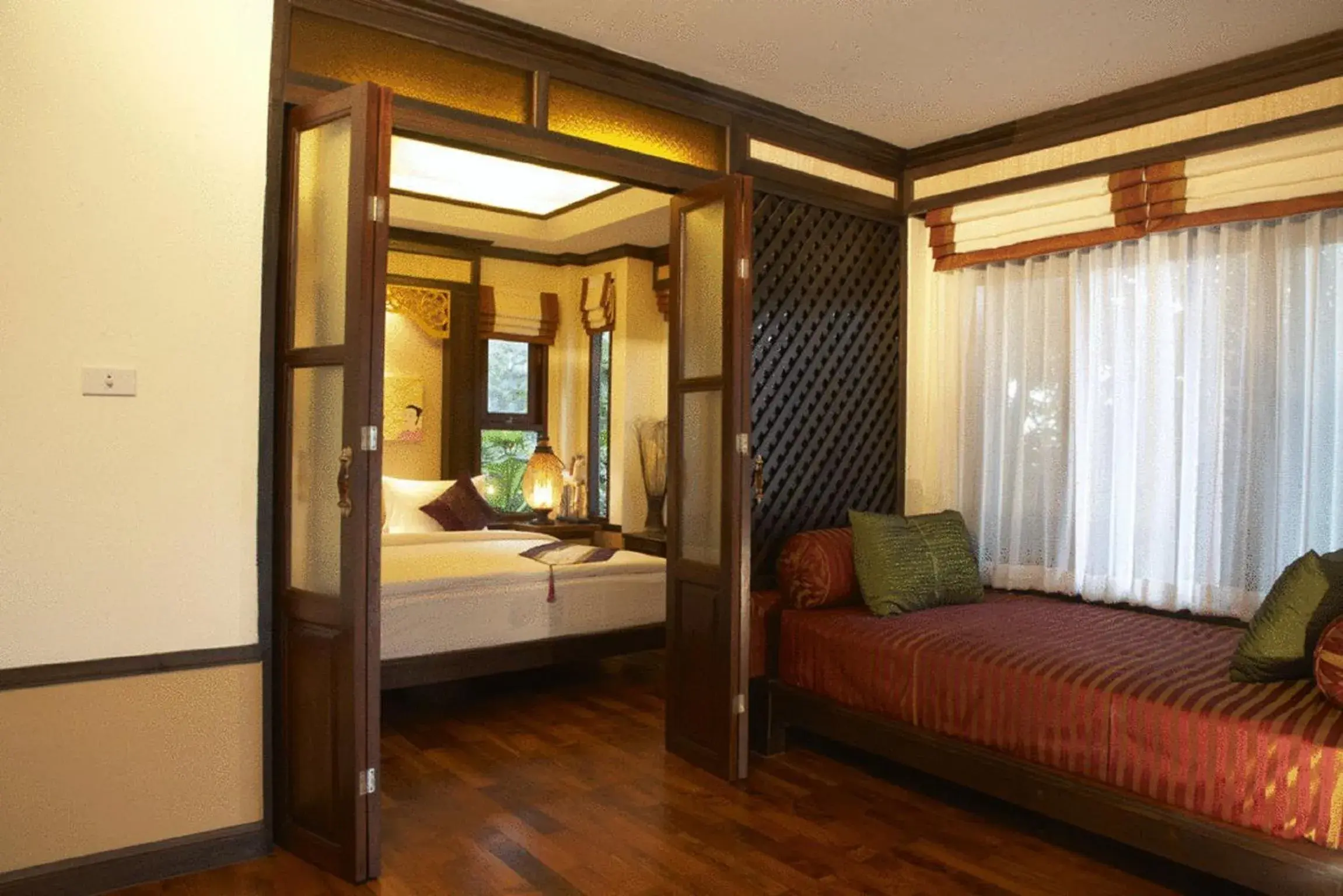 Seating area, Bed in Salad Buri Resort- SHA Extra Plus Seating area, Bed in Salad Buri Resort- SHA Extra Plus