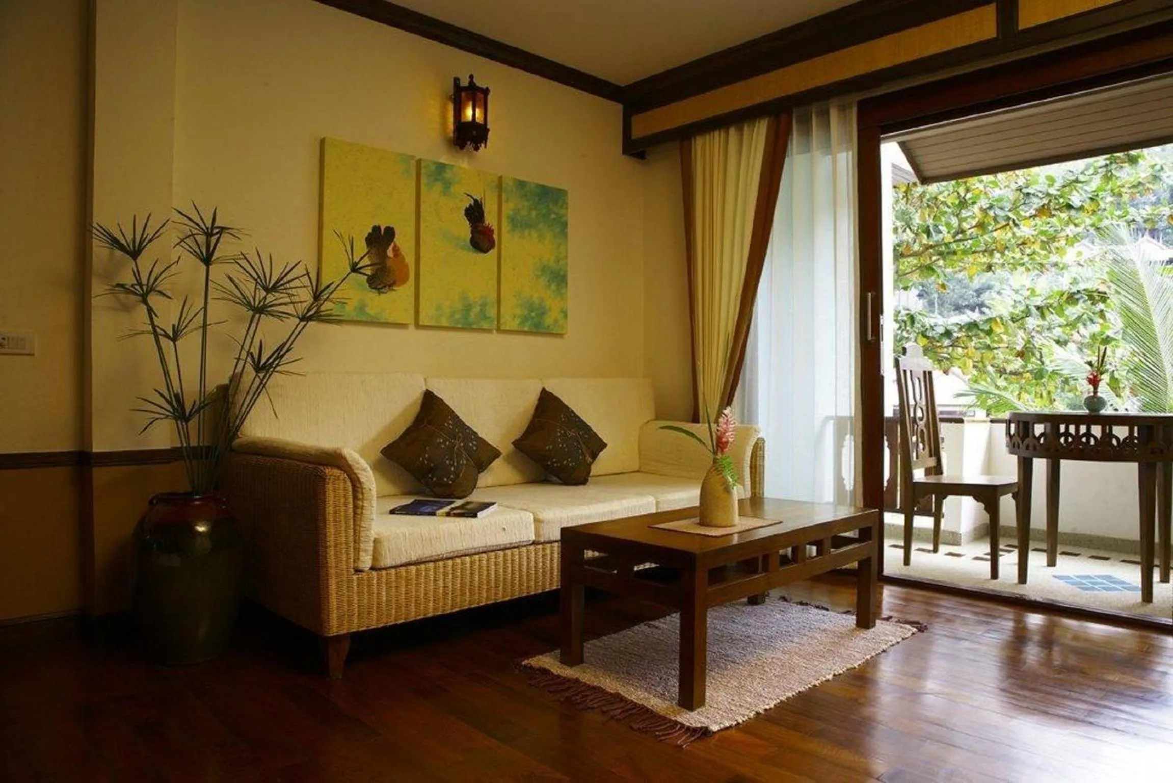 Seating area in Salad Buri Resort- SHA Extra Plus