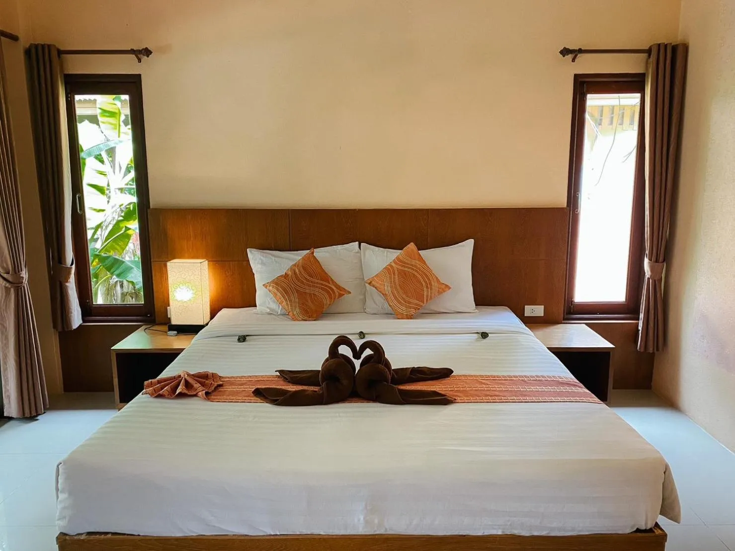 Bed in Sunda Resort