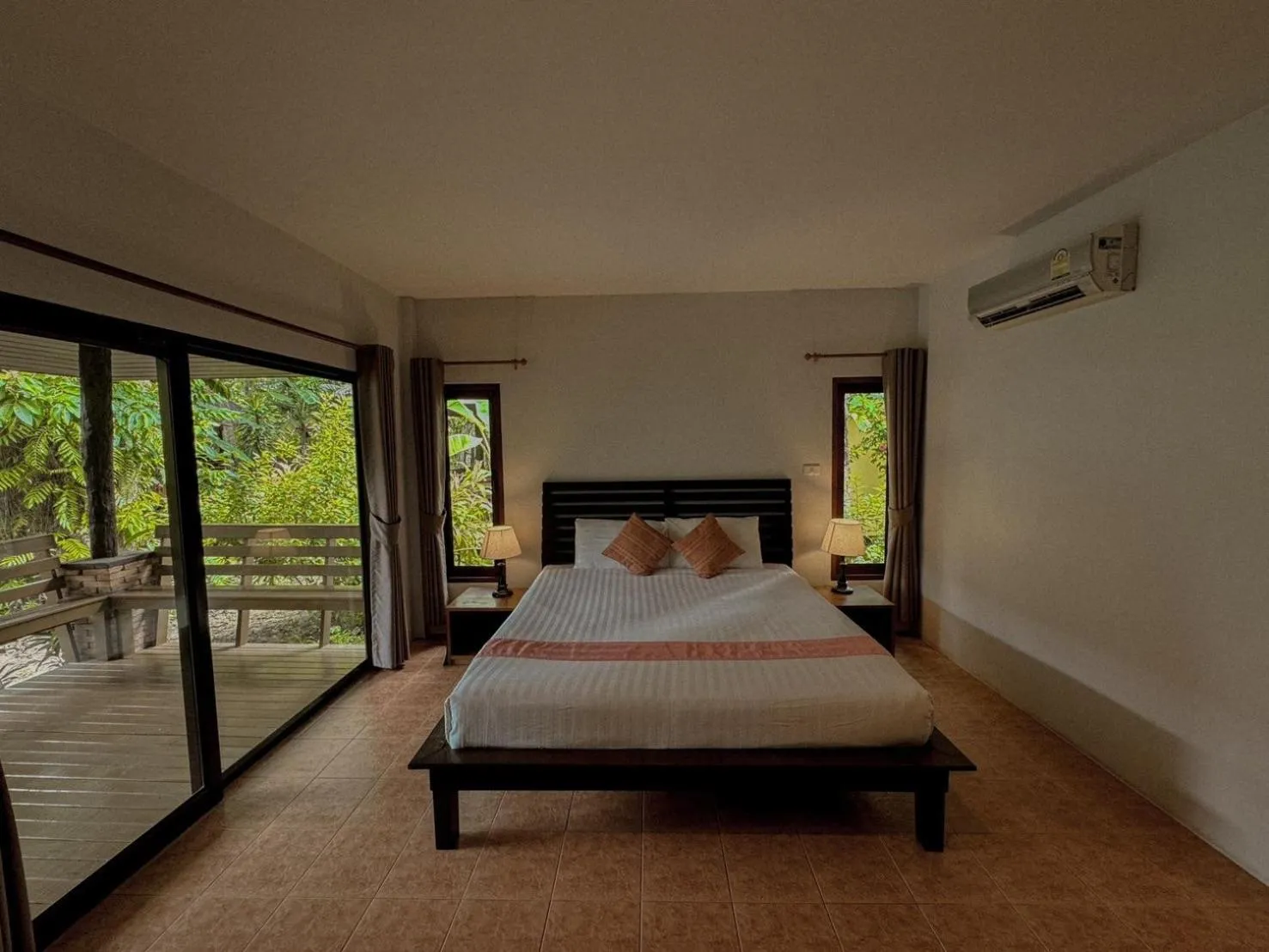 Bed in Sunda Resort
