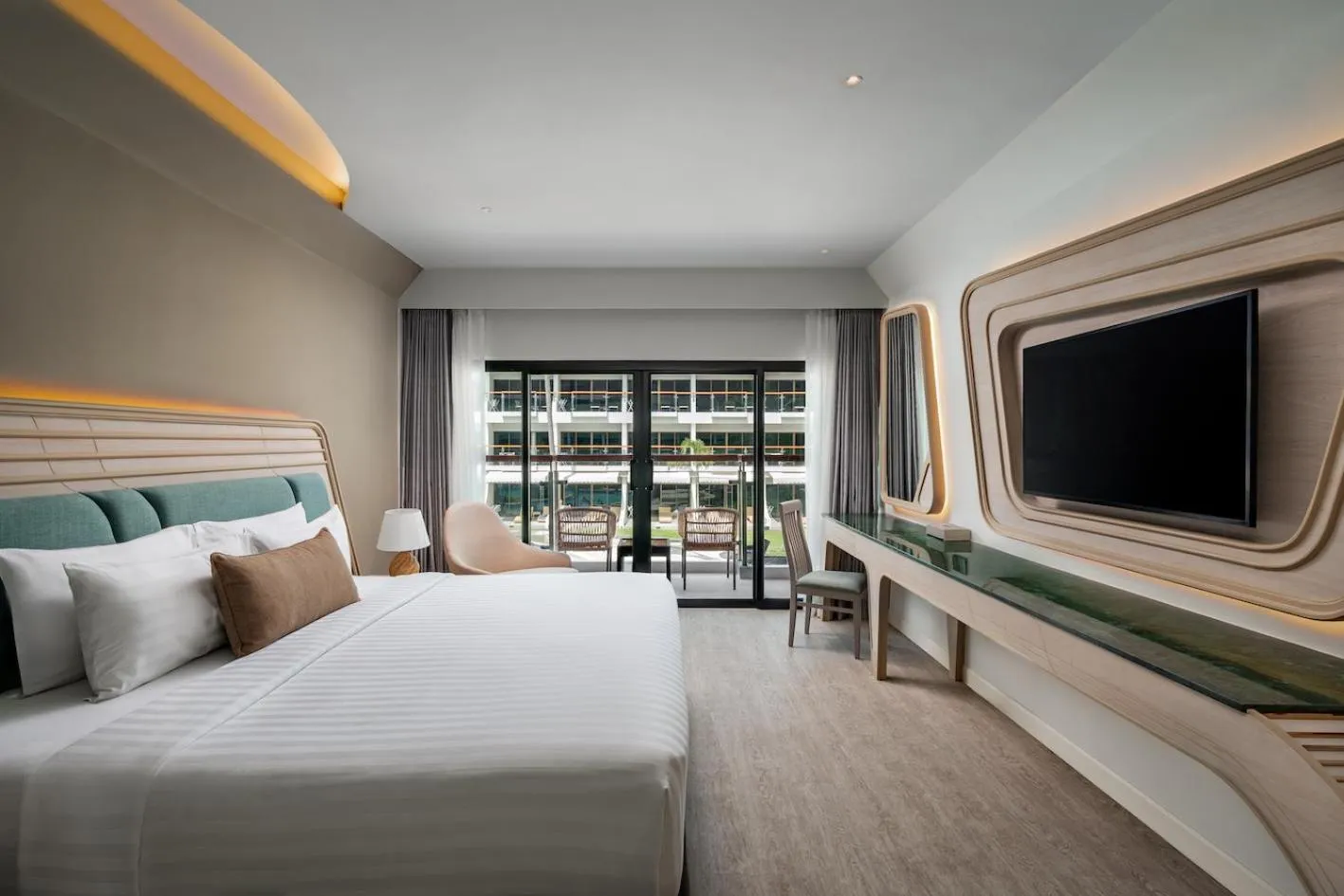 Bed in Amora Beach Resort Phuket