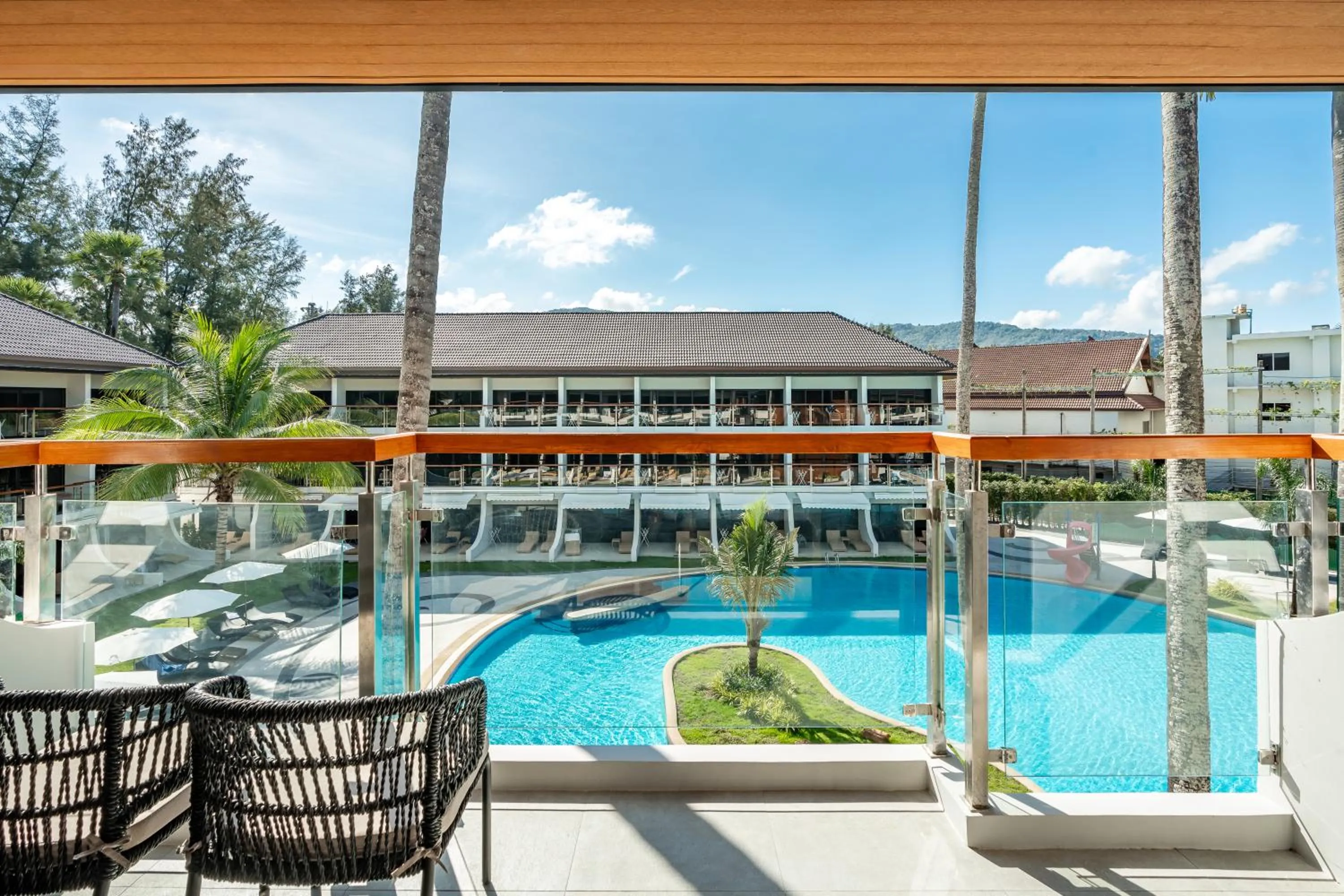 Pool view in Amora Beach Resort Phuket