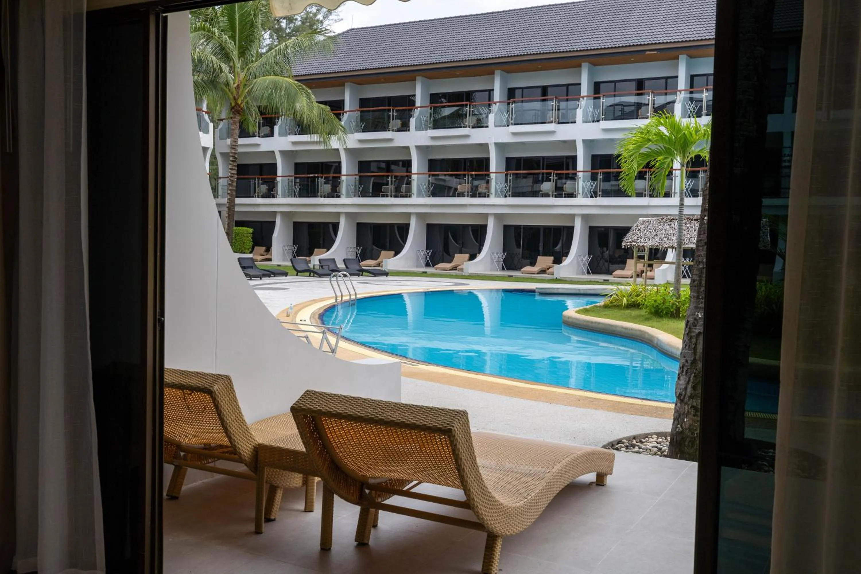 Pool view in Amora Beach Resort Phuket