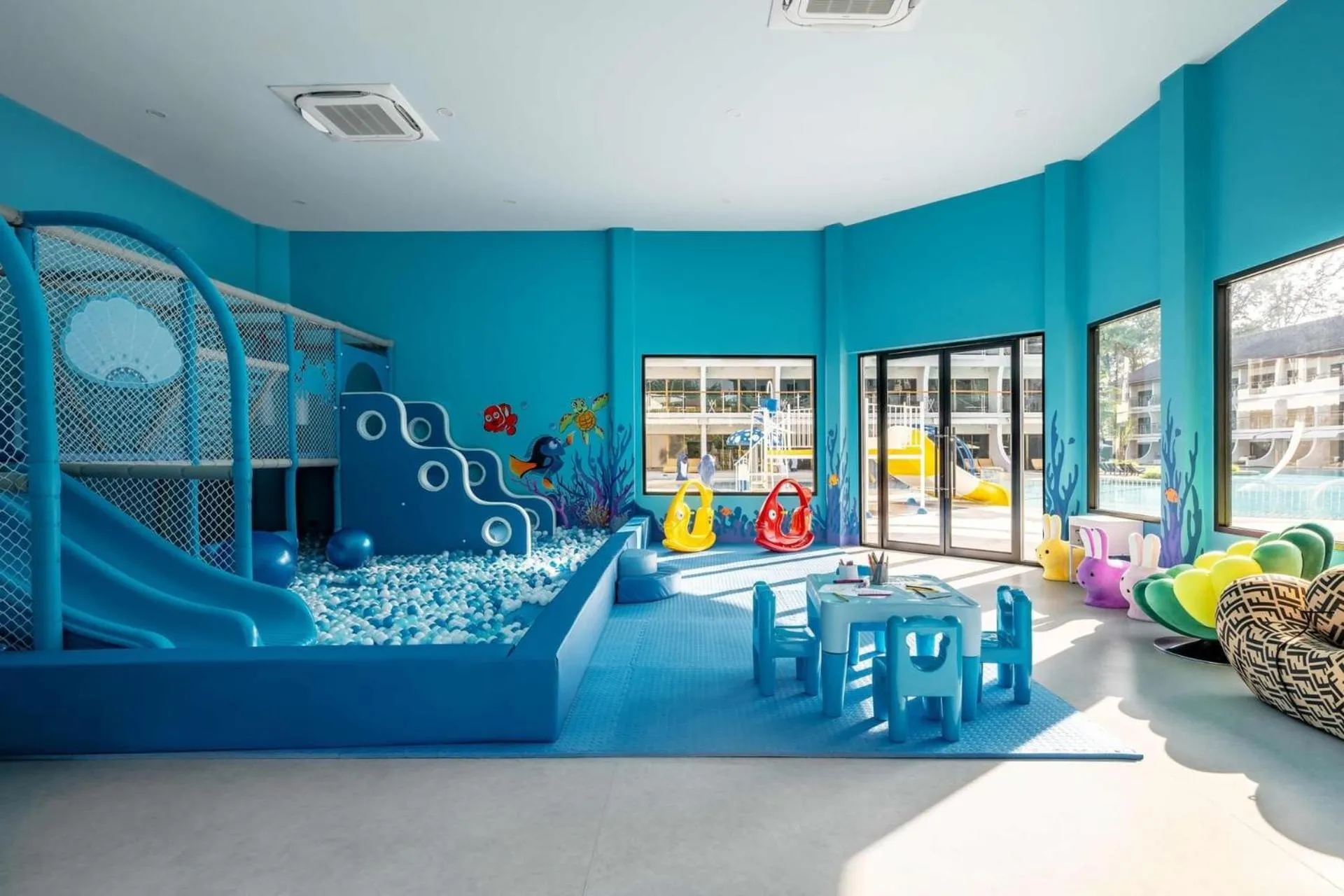 Children play ground in Amora Beach Resort Phuket