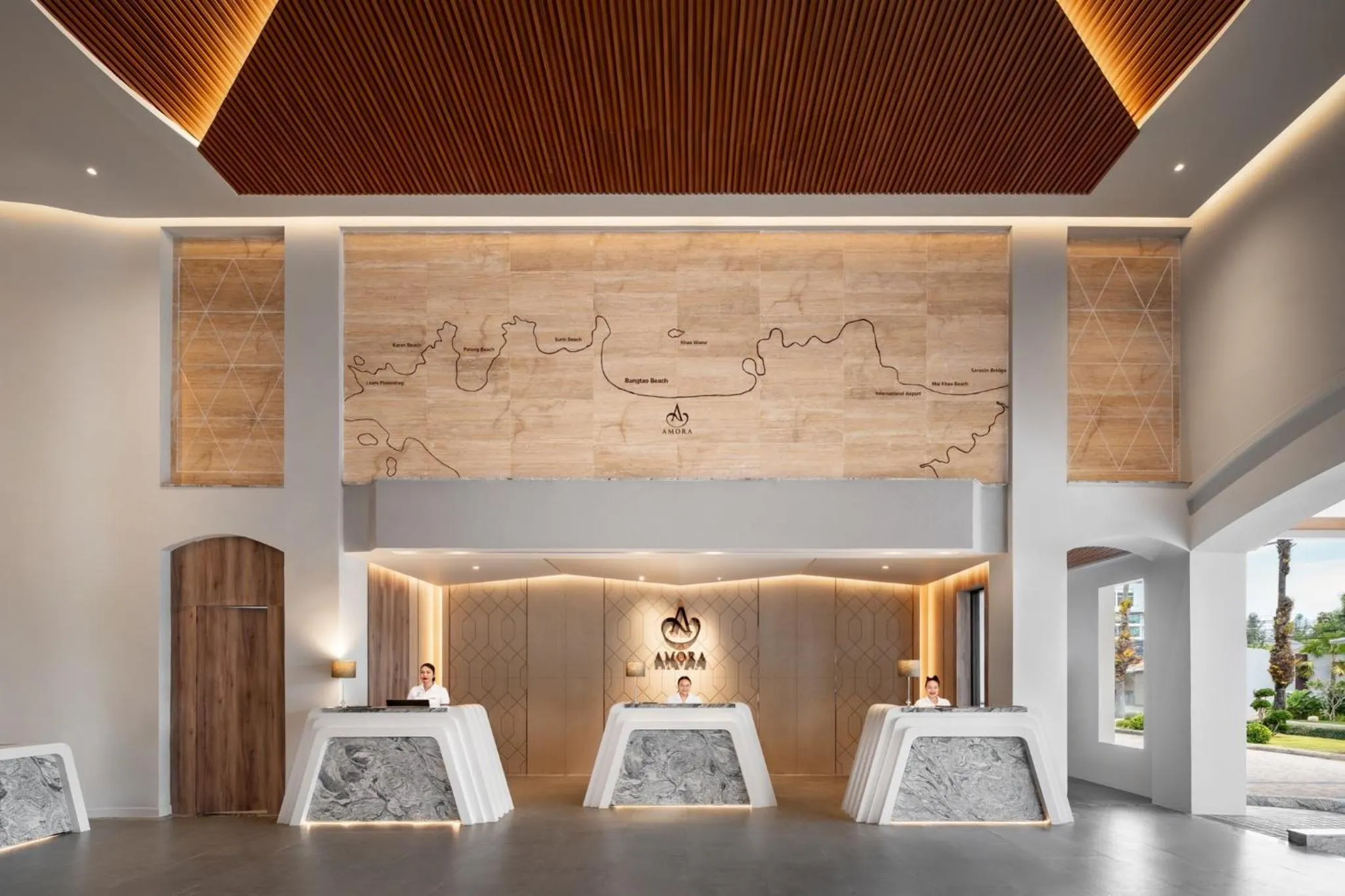 Facade/entrance in Amora Beach Resort Phuket