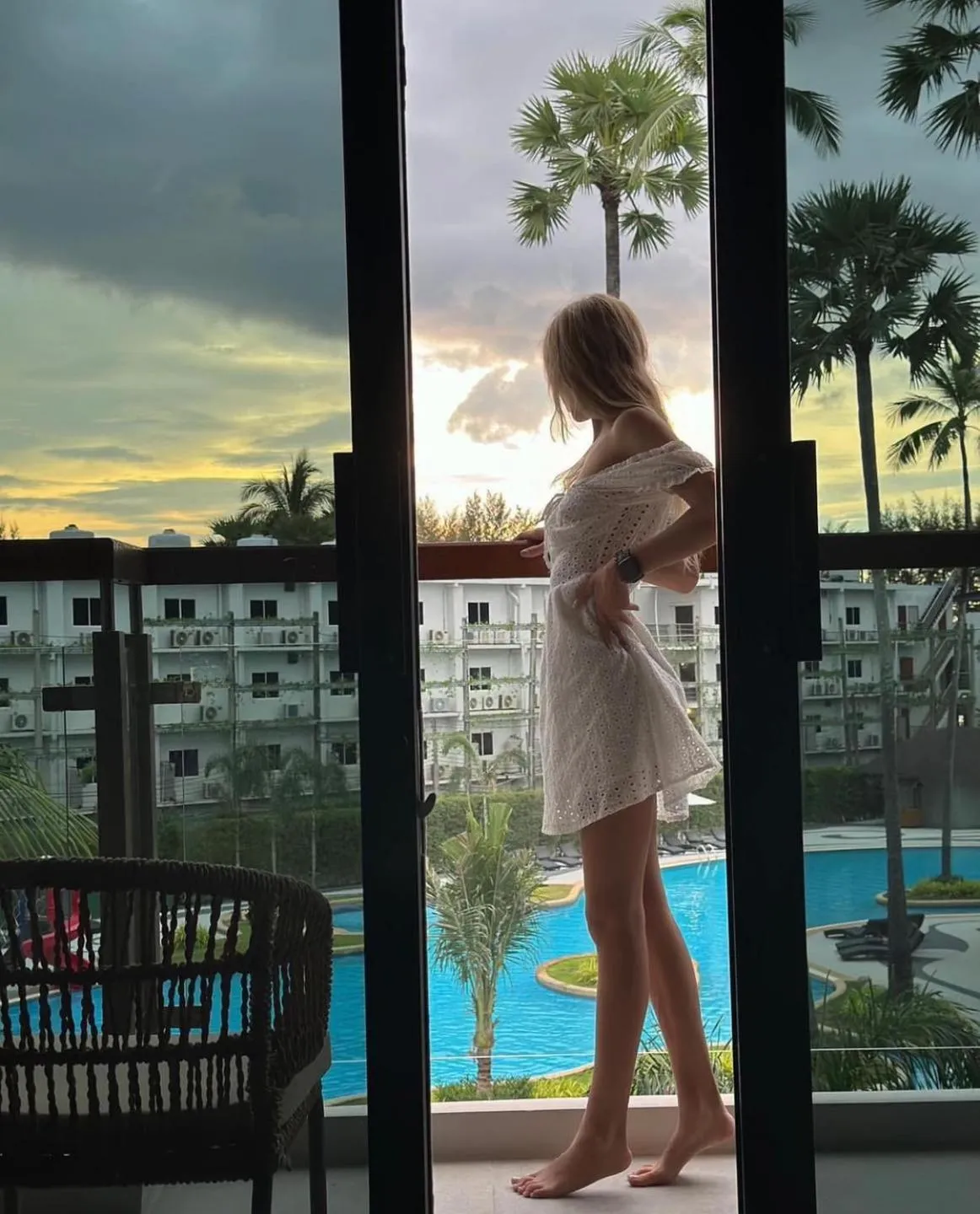 Pool view in Amora Beach Resort Phuket