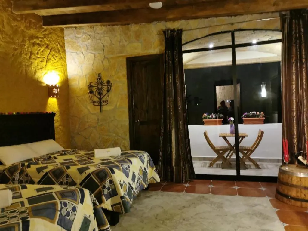 Bed in Hotel & Cava La Parroquia