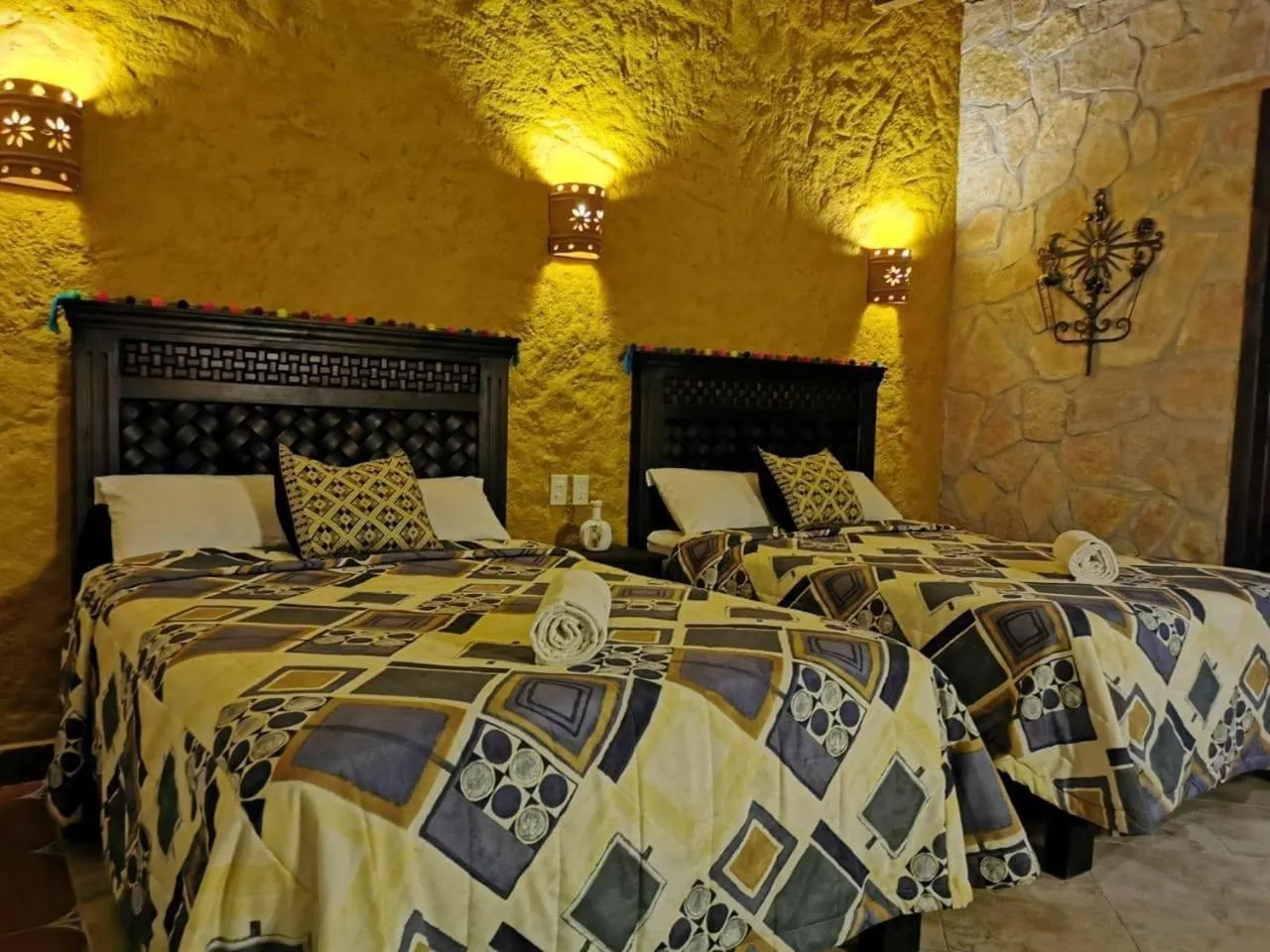 Bed in Hotel & Cava La Parroquia