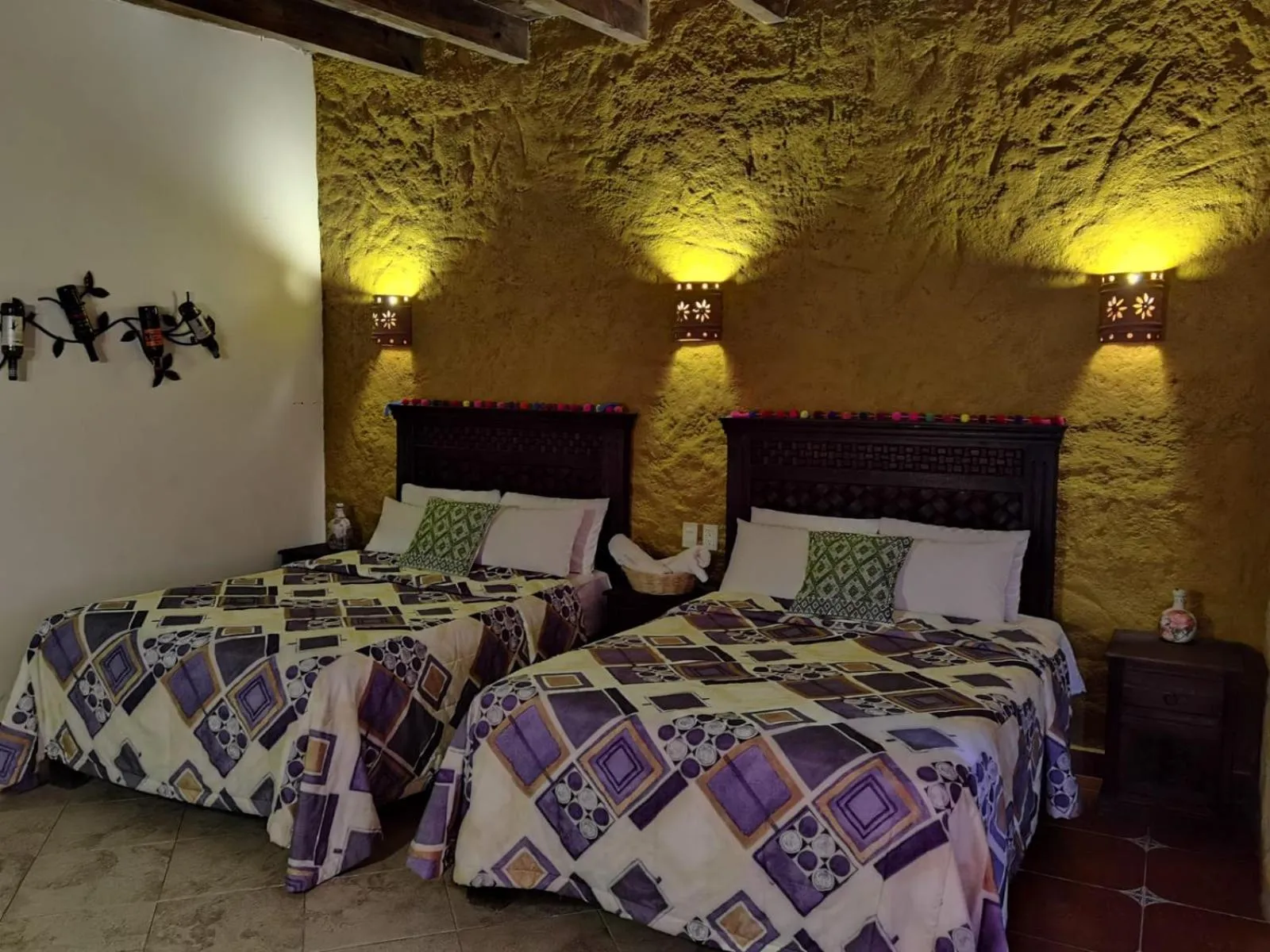 Bed in Hotel & Cava La Parroquia