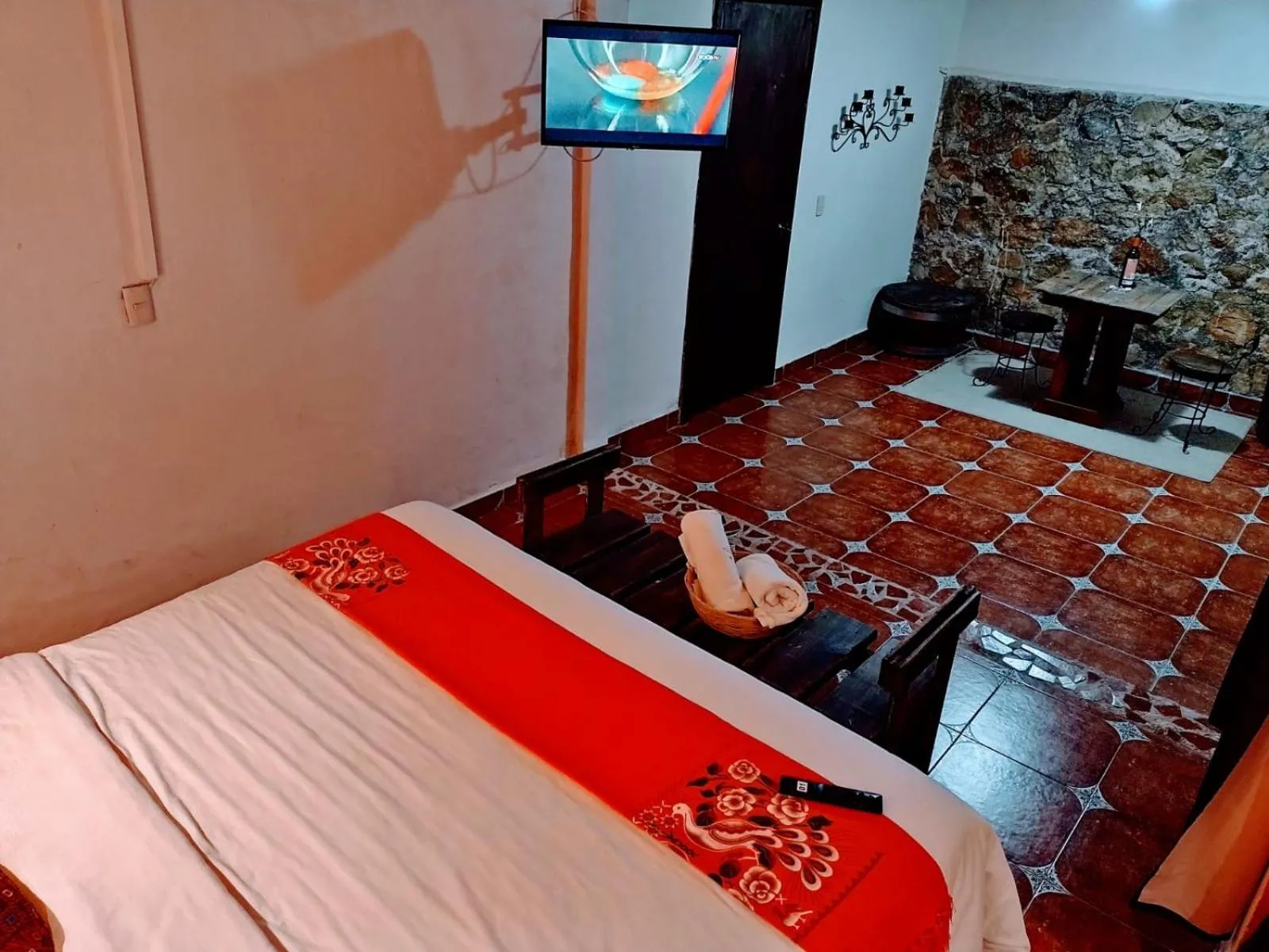 Bed in Hotel & Cava La Parroquia