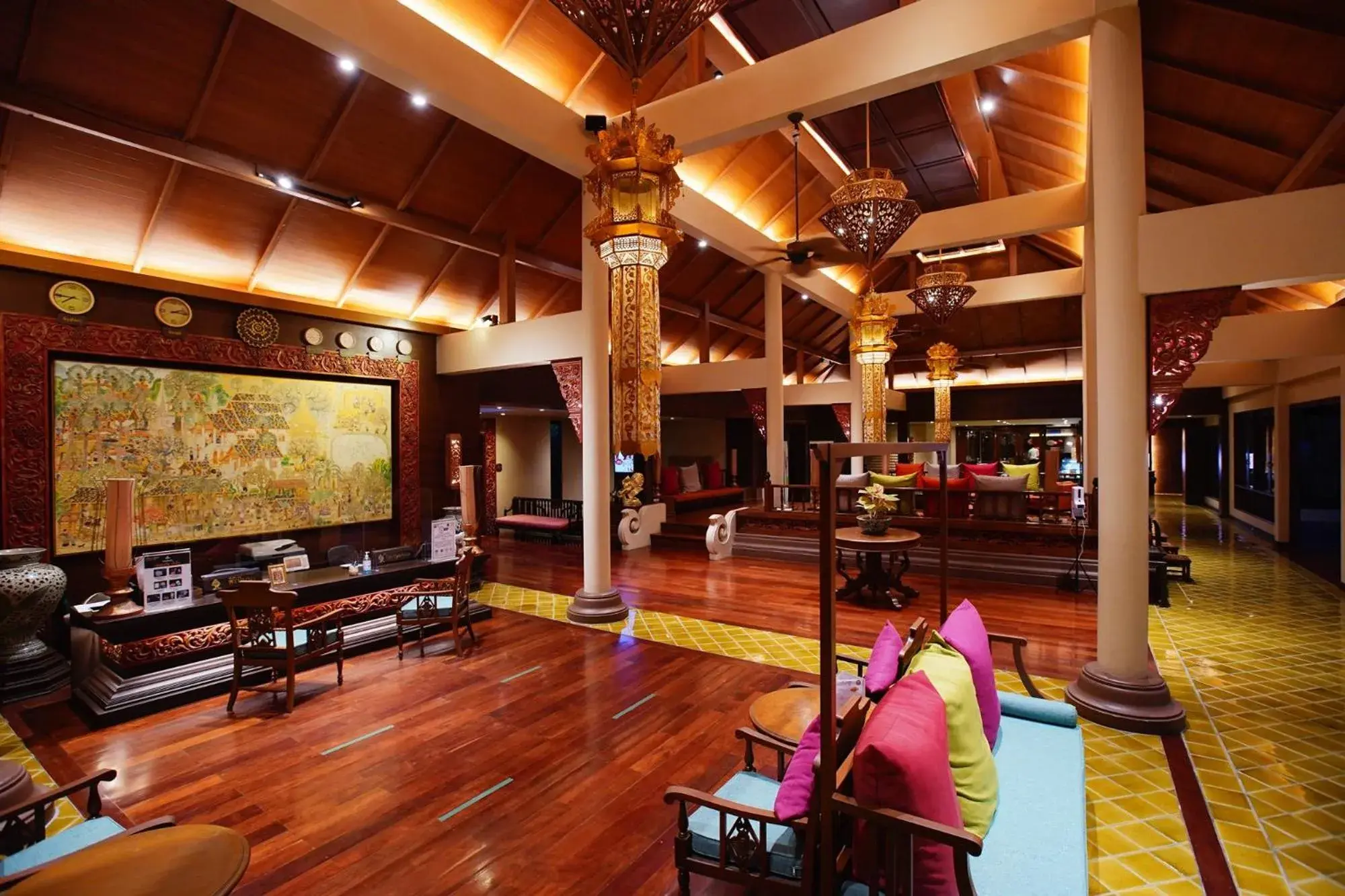 Lobby or reception in Siripanna Villa Resort & Spa Chiang Mai -SHA Extra Plus Lobby or reception in Siripanna Villa Resort & Spa Chiang Mai -SHA Extra Plus