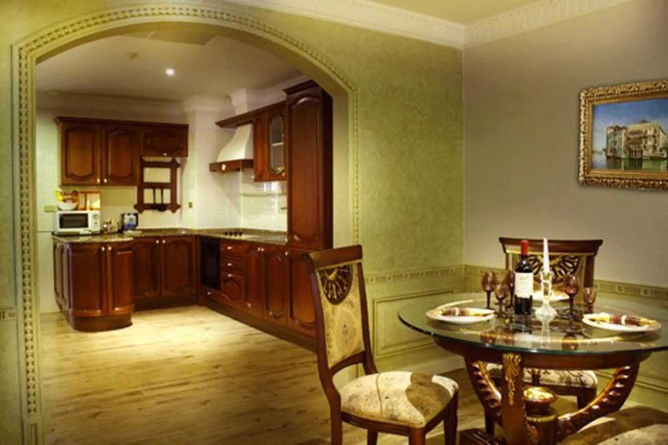 Kitchen or kitchenette in Four Seasons Place Pattaya