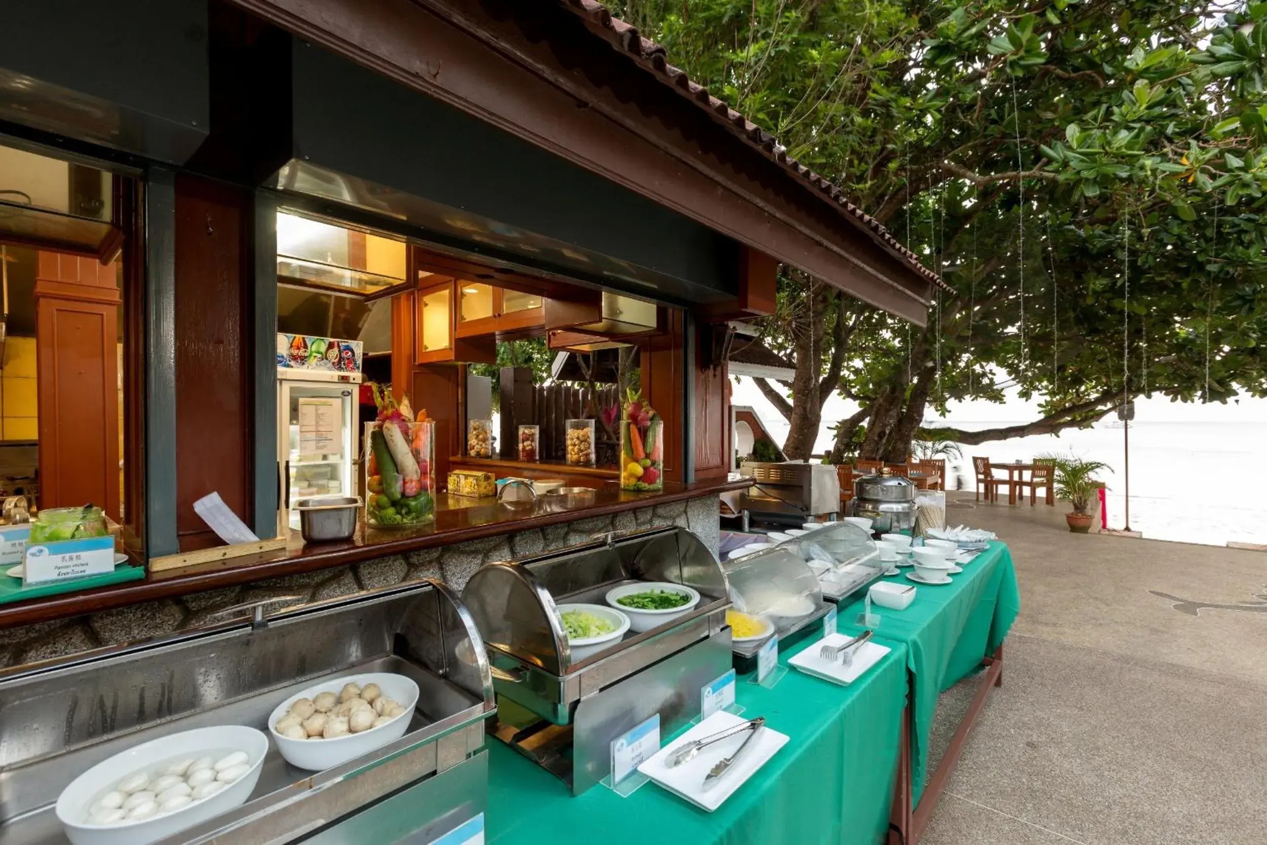 American breakfast in Krabi Resort American breakfast in Krabi Resort