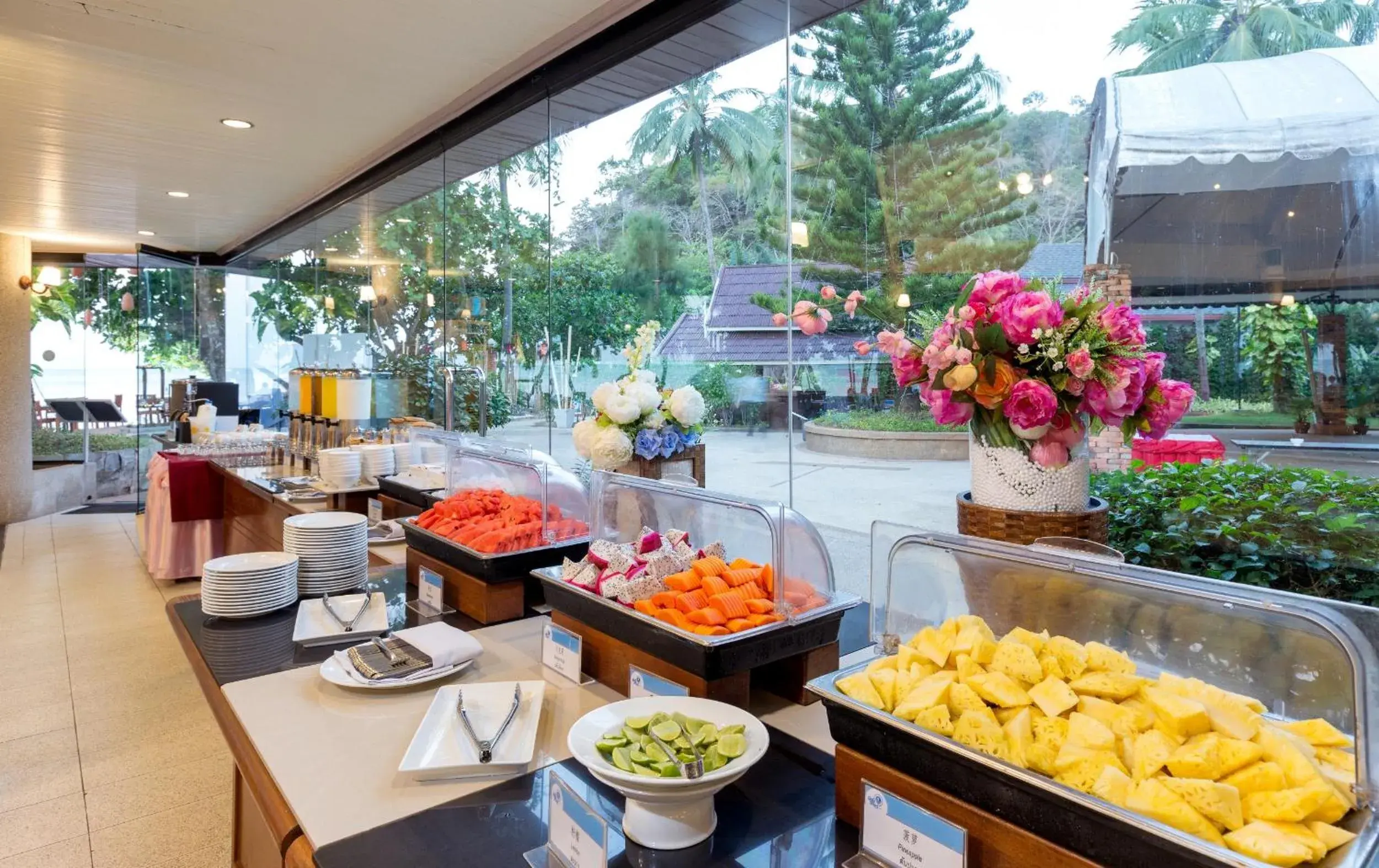 Buffet breakfast in Krabi Resort Buffet breakfast in Krabi Resort