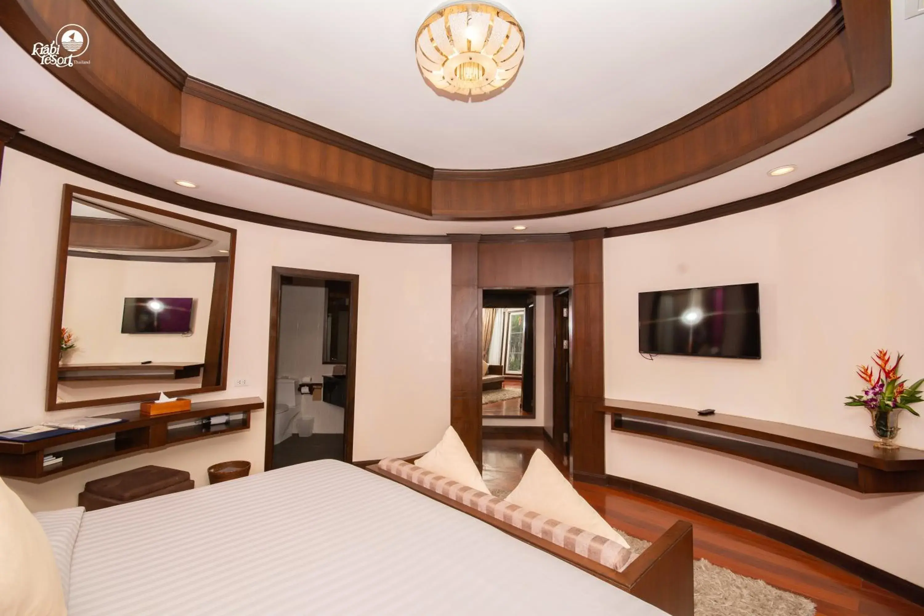 TV and multimedia, Bed in Krabi Resort TV and multimedia, Bed in Krabi Resort