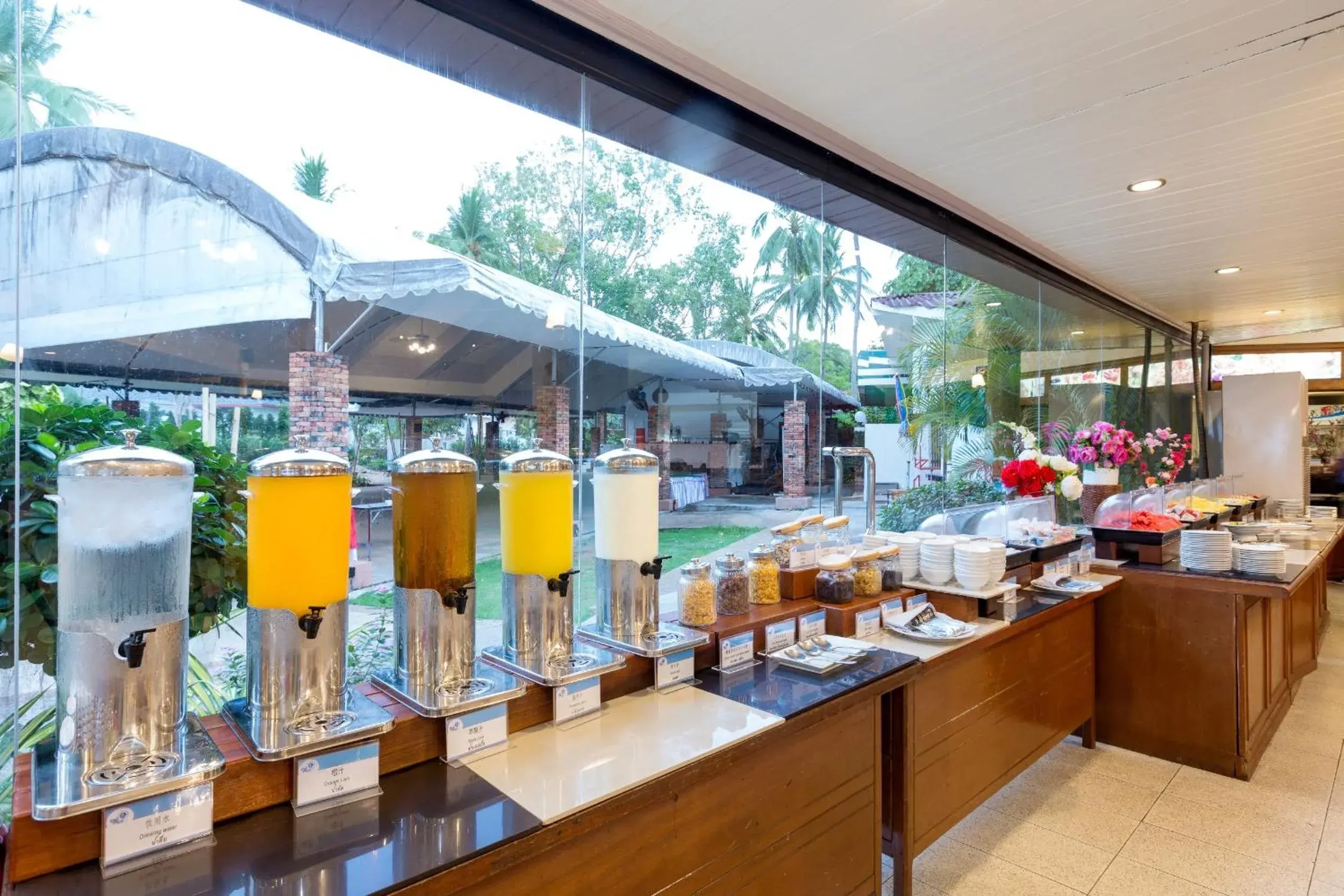 Buffet breakfast in Krabi Resort Buffet breakfast in Krabi Resort