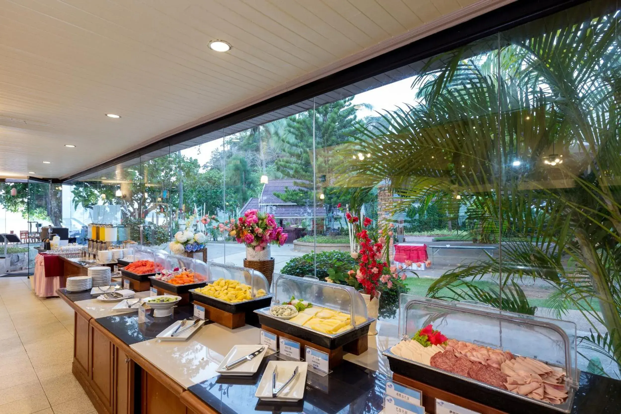 Buffet breakfast in Krabi Resort Buffet breakfast in Krabi Resort
