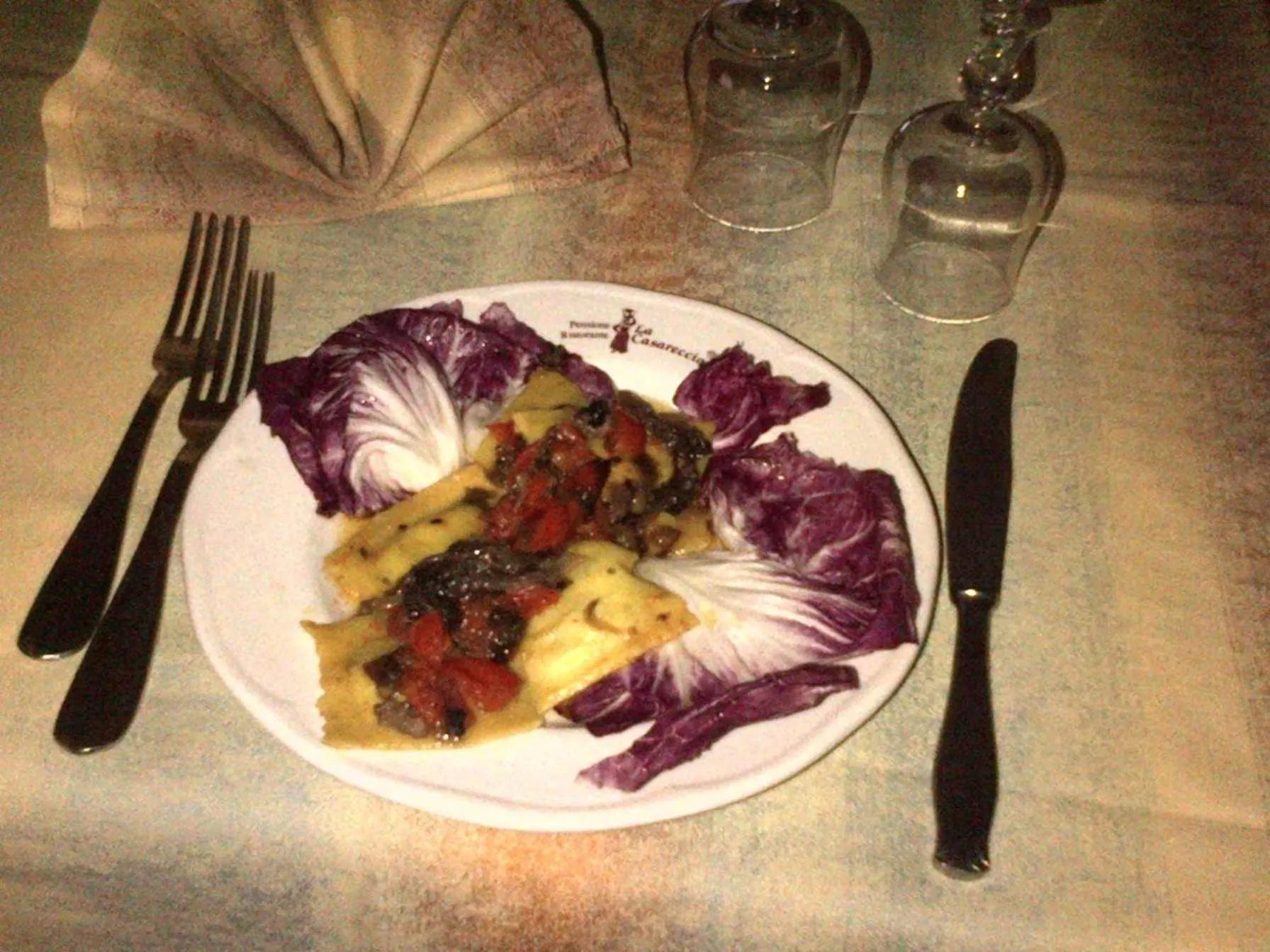 Food close-up in Hotel Ristorante La Casareccia