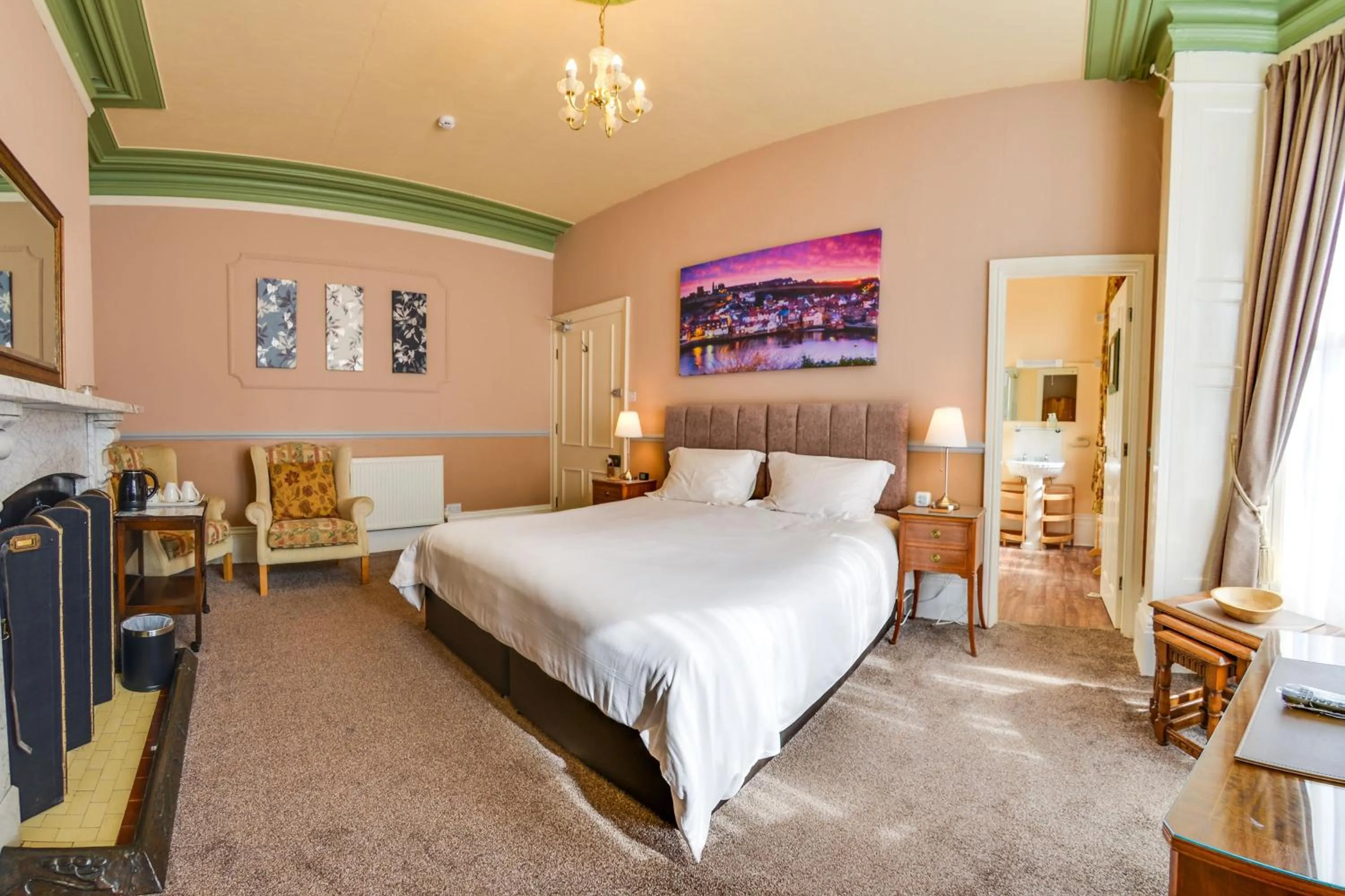 Bed in Pannett House Bed & Breakfast, Beautiful Victorian residence