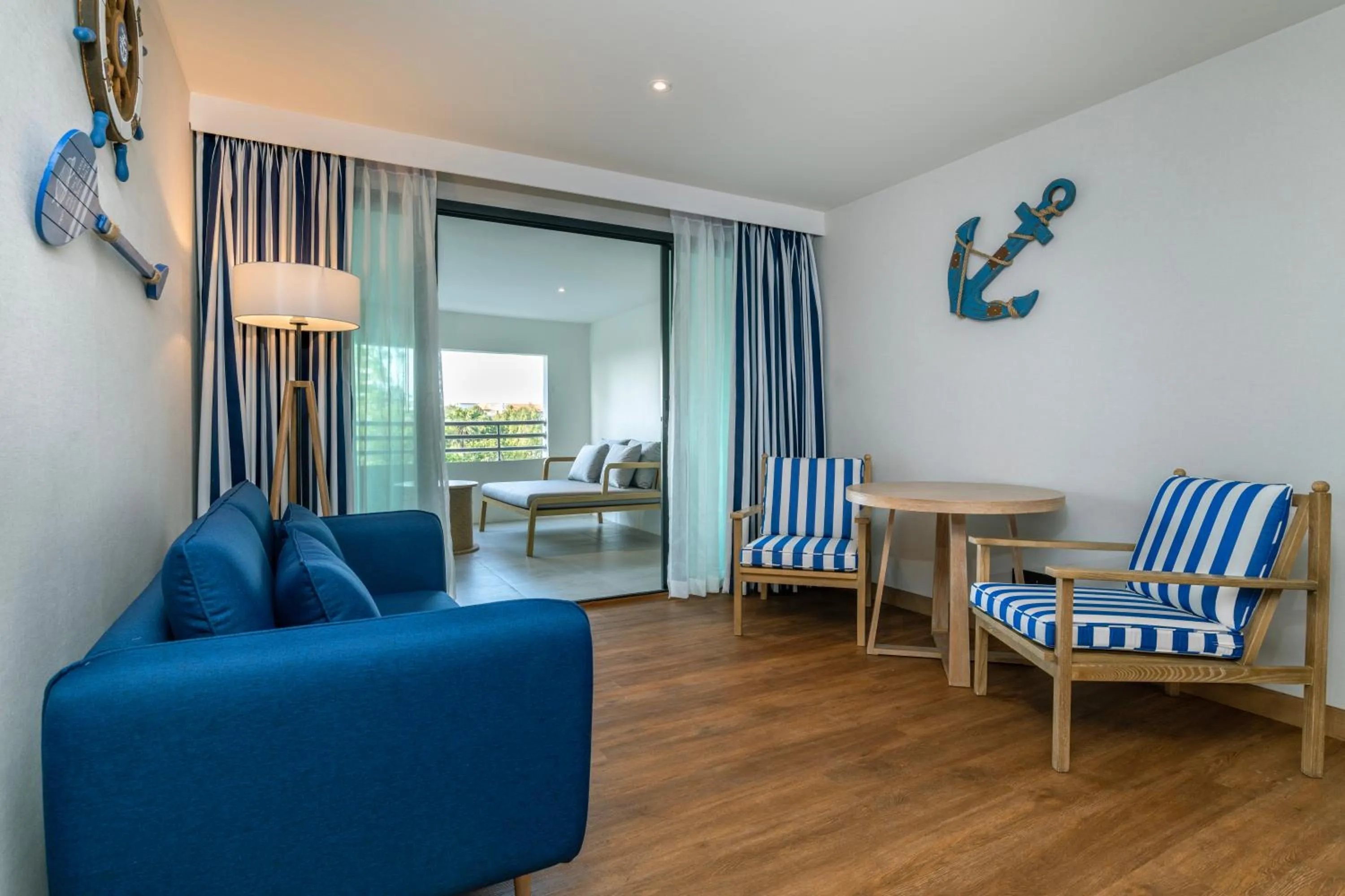 Balcony/Terrace in Ocean Marina Resort Pattaya Jomtien