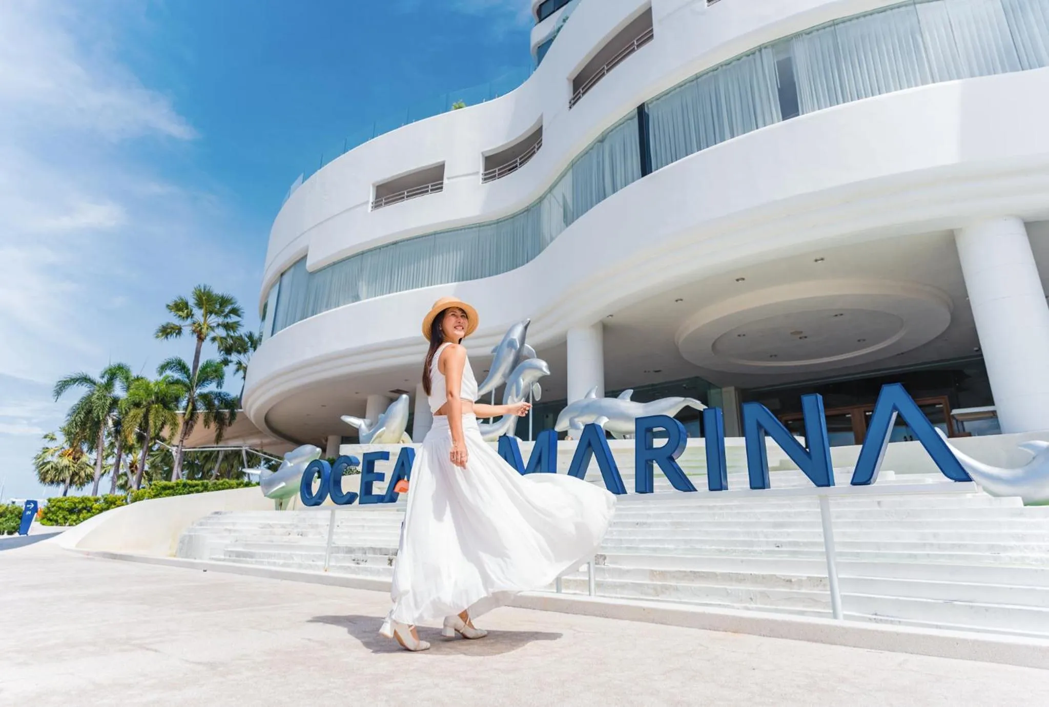 Property building in Ocean Marina Resort Pattaya Jomtien