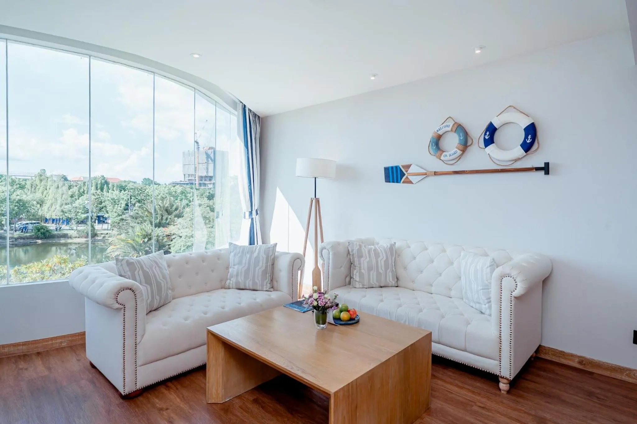 Living room in Ocean Marina Resort Pattaya Jomtien