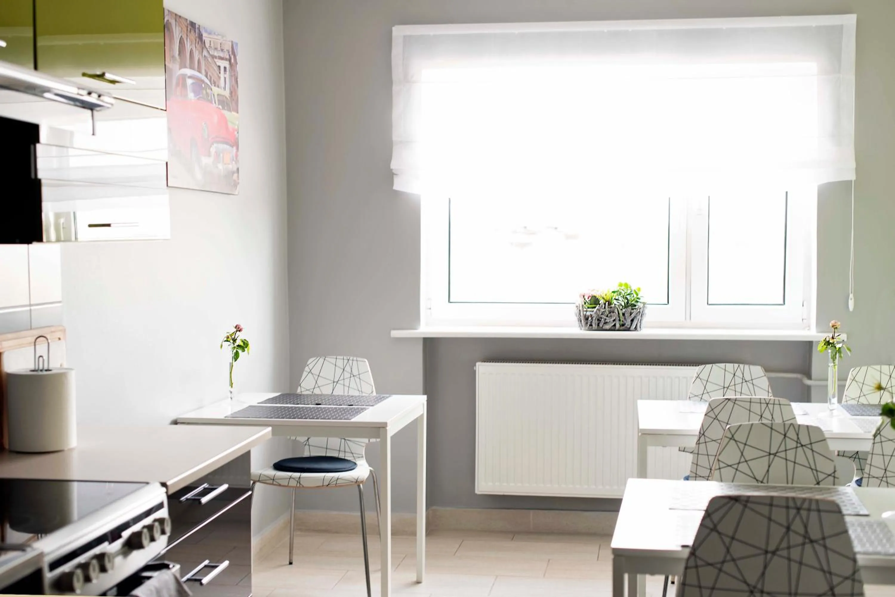 Kitchen or kitchenette in Hostel Azymut