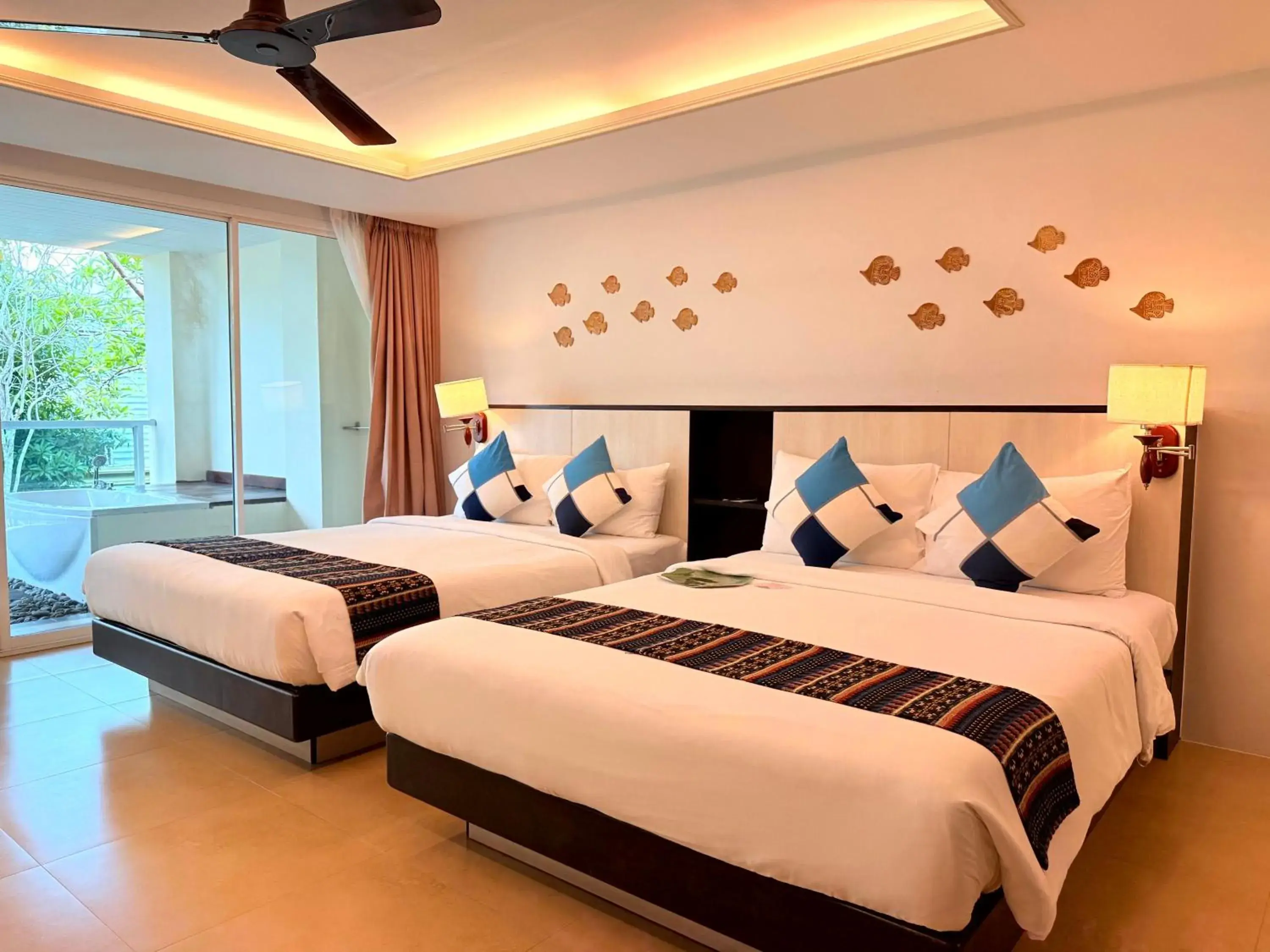 Bedroom, Bed in Anyavee Tubkaek Beach Resort Bedroom, Bed in Anyavee Tubkaek Beach Resort