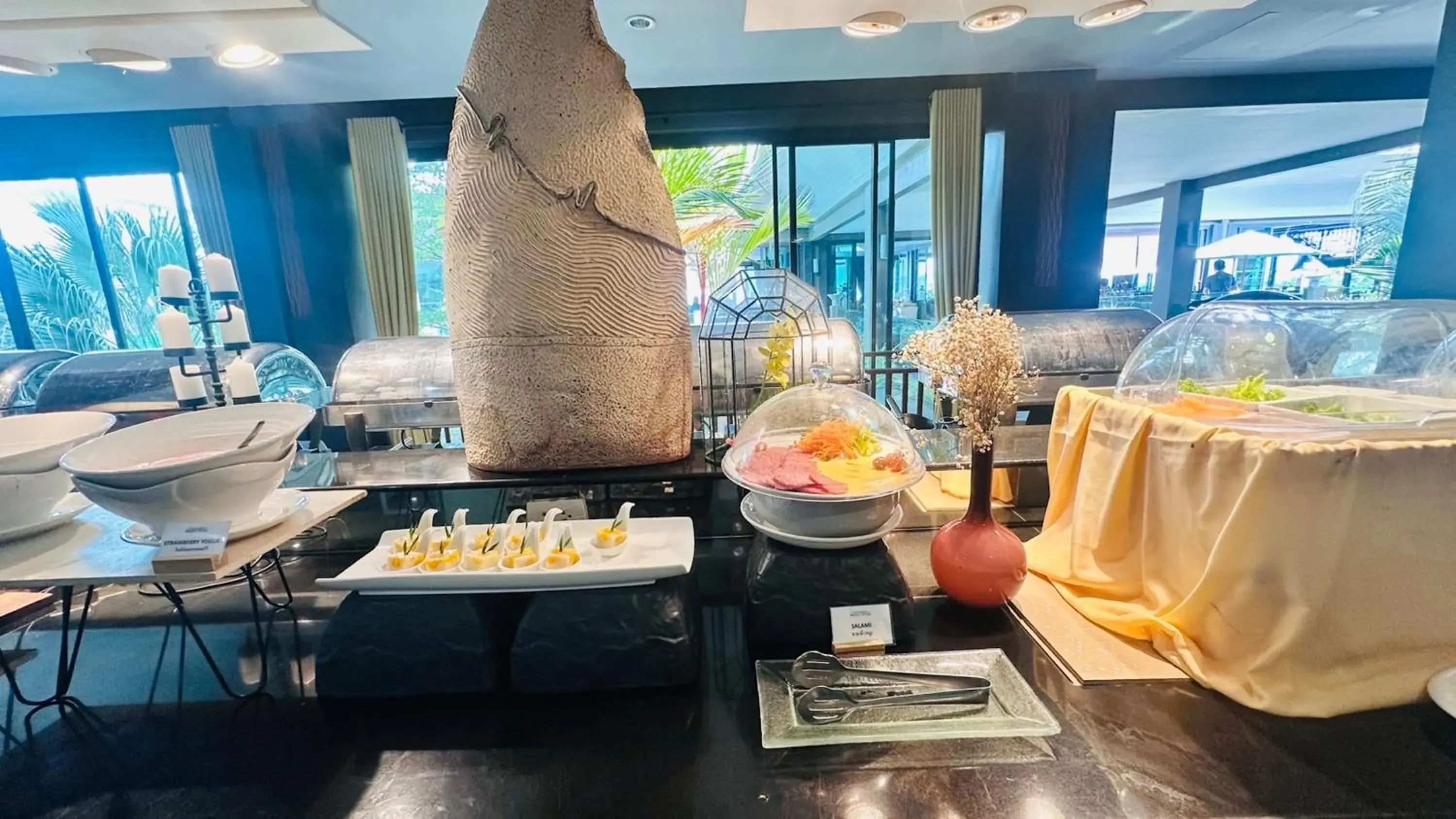 Buffet breakfast in Anyavee Tubkaek Beach Resort Buffet breakfast in Anyavee Tubkaek Beach Resort